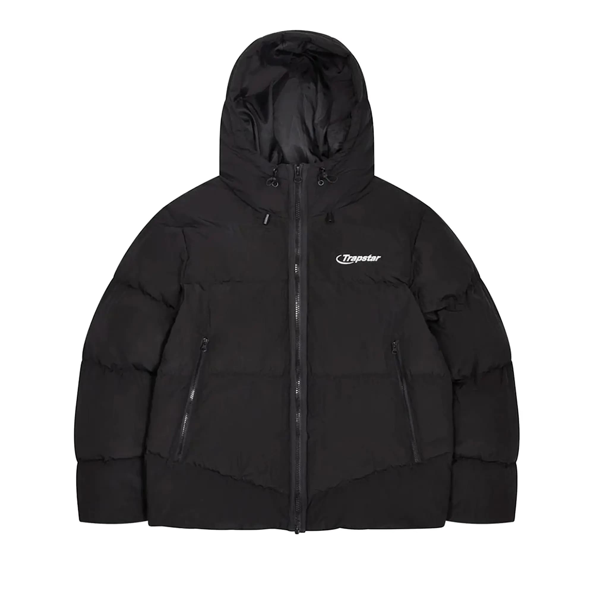 Trapstar Hyperdrive Puffer Jacket 'Black' by Trapstar