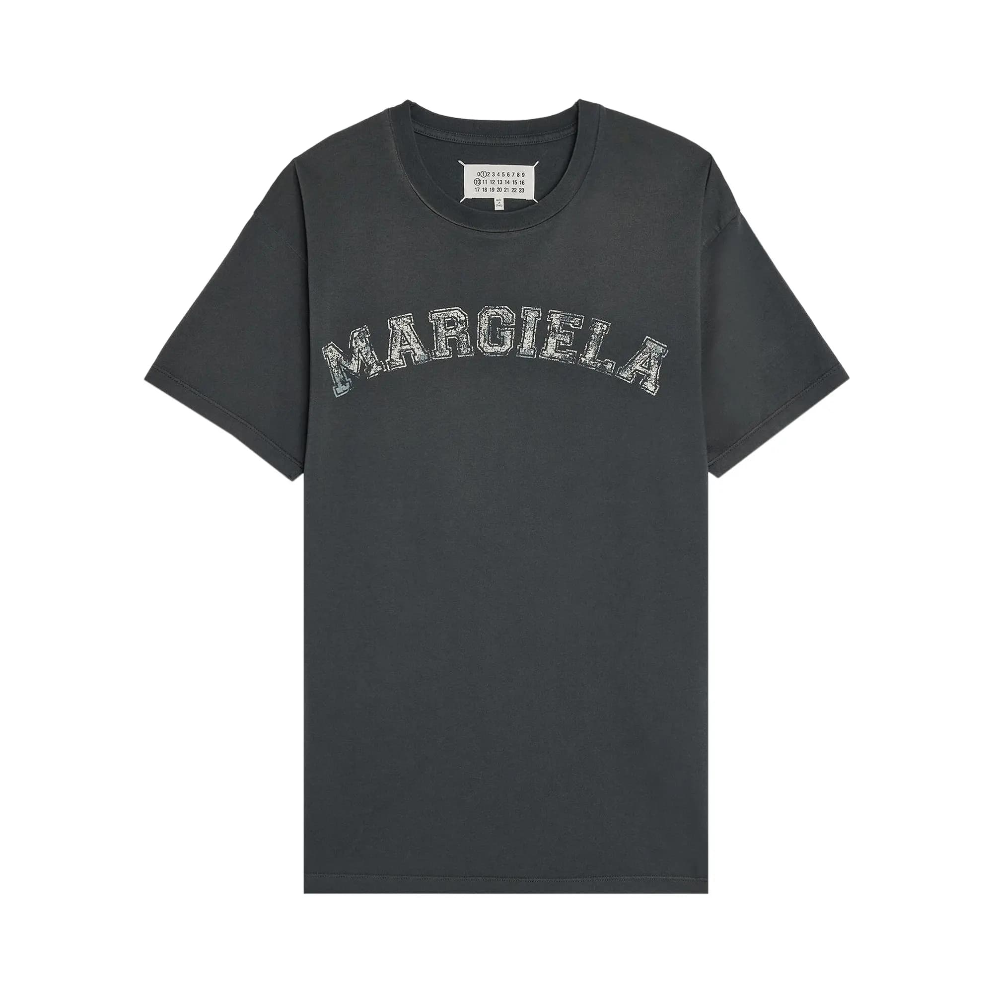 Maison Margiela Overdye Treatment Logo T-Shirt 'Wash Black' by Maison Margiela