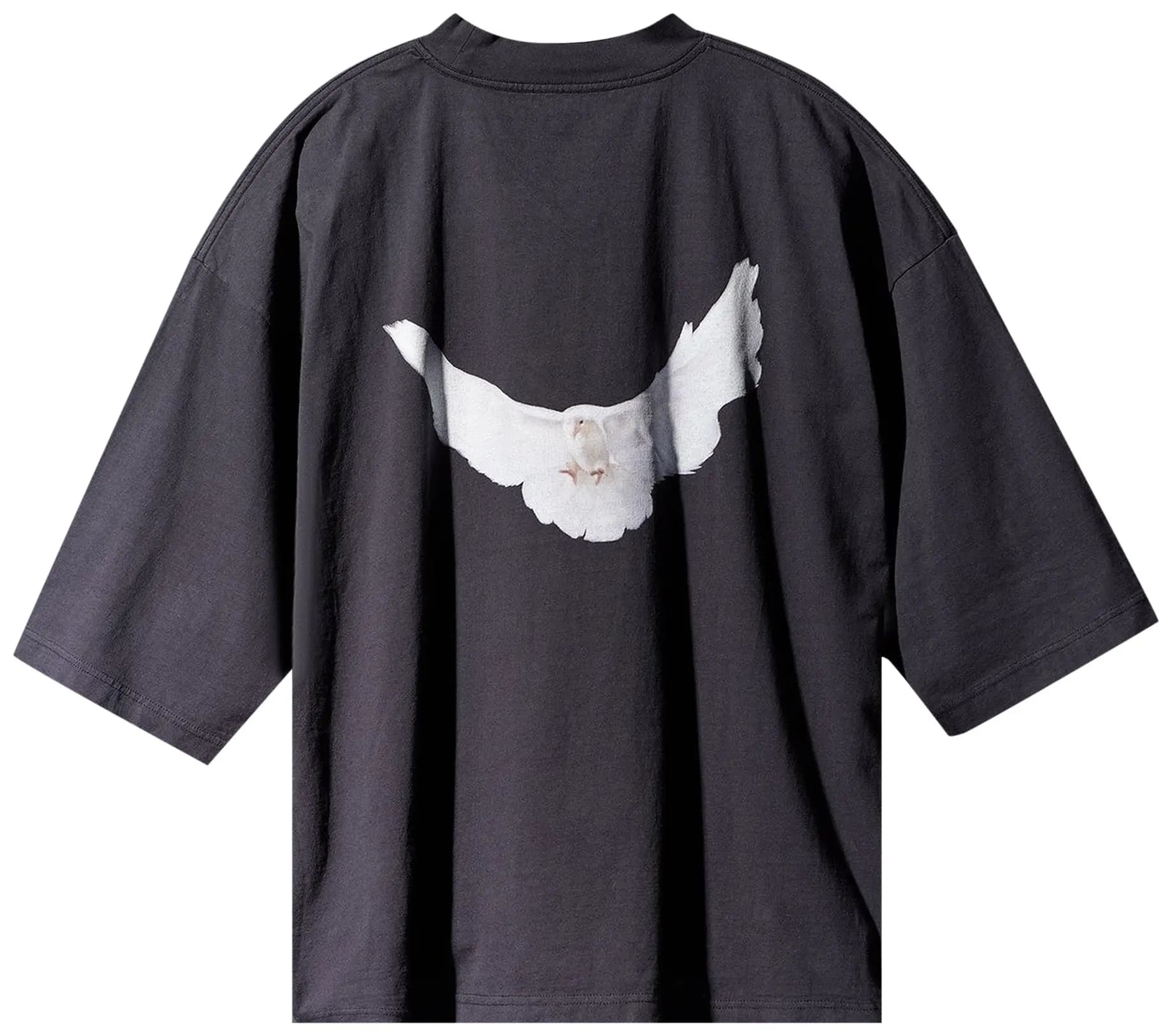 Yeezy Gap Engineered by Balenciaga Dove 3/4 Sleeve Tee 'Black' 2