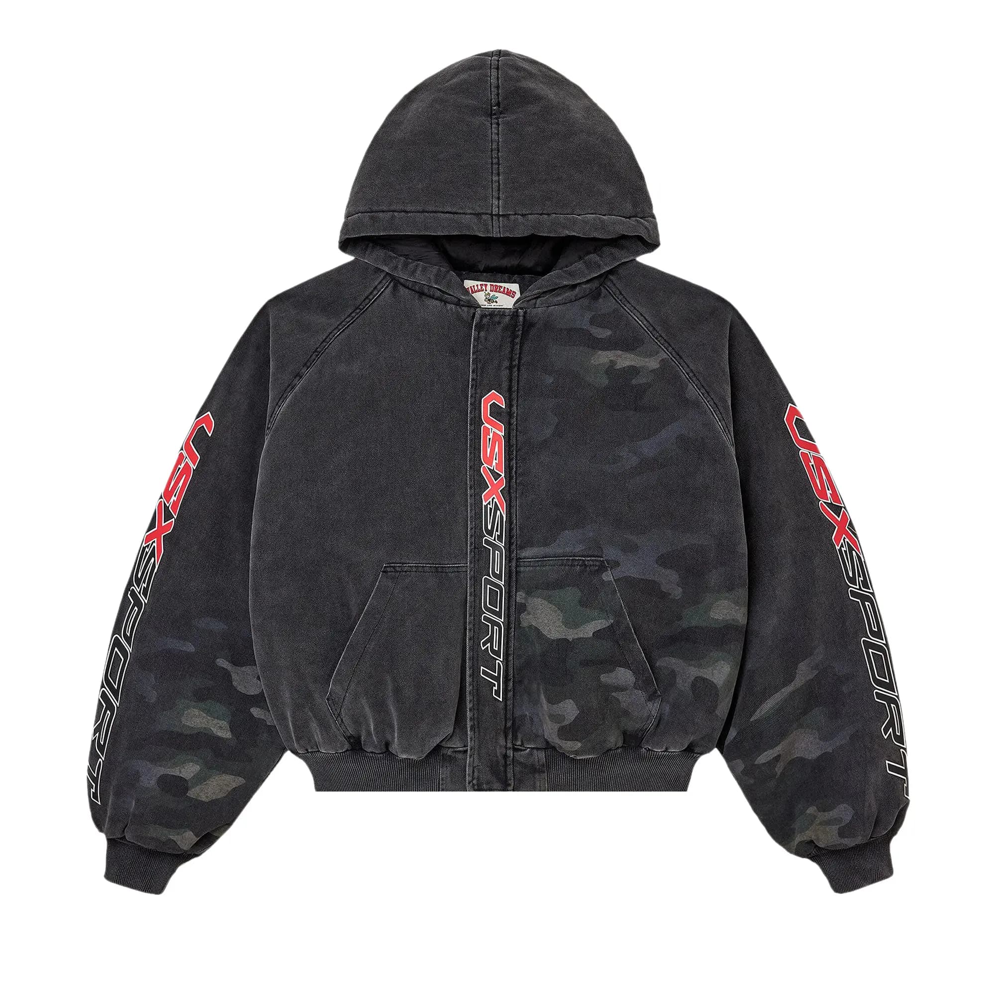 Vale Forever Vsx Camo Hood Bomber 'Black/Camo' by Vale Forever
