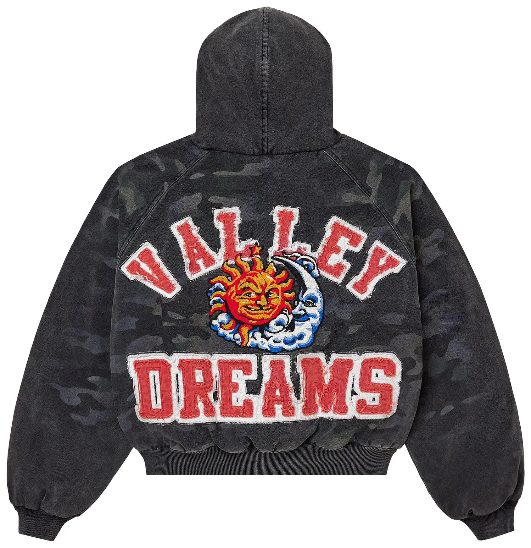 Vale Forever Vsx Camo Hood Bomber 'Black/Camo' 2