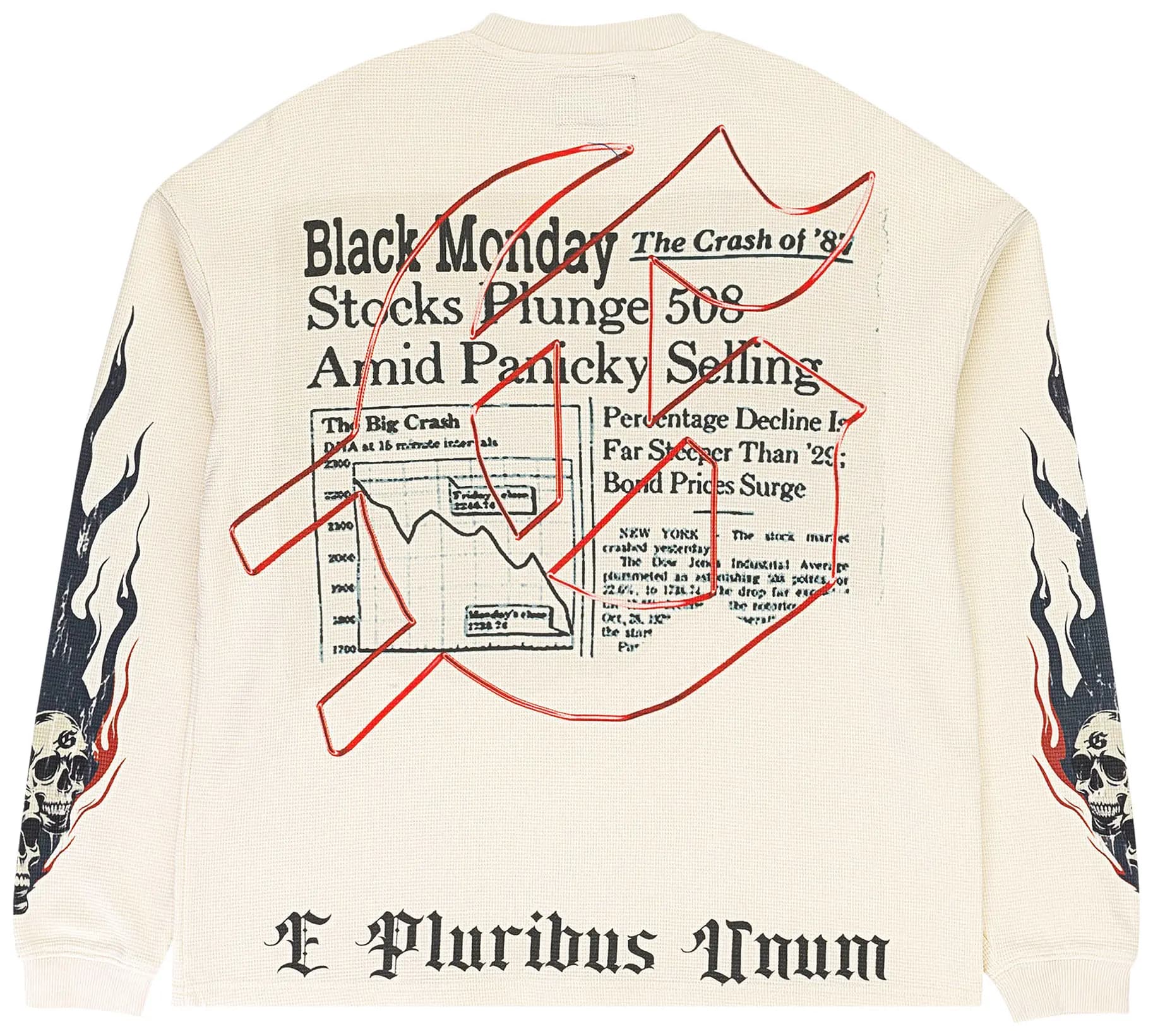 Godspeed Black Monday Thermal Long-Sleeve T-Shirt 'Bone' 2