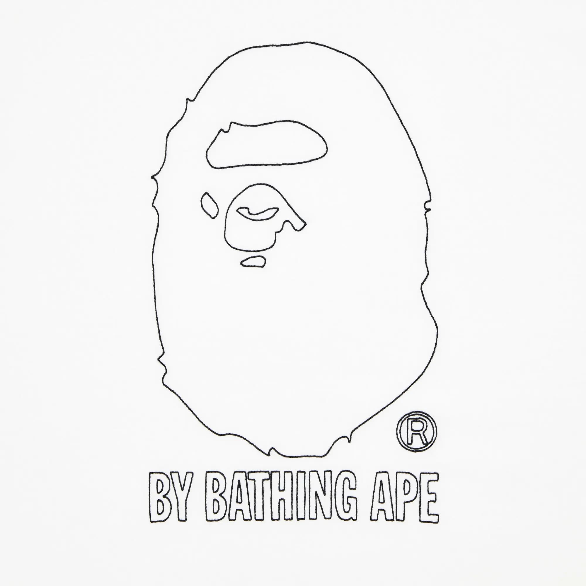 GOAT Exclusive BAPE Contrast Stitching Relaxed Fit Tee 3