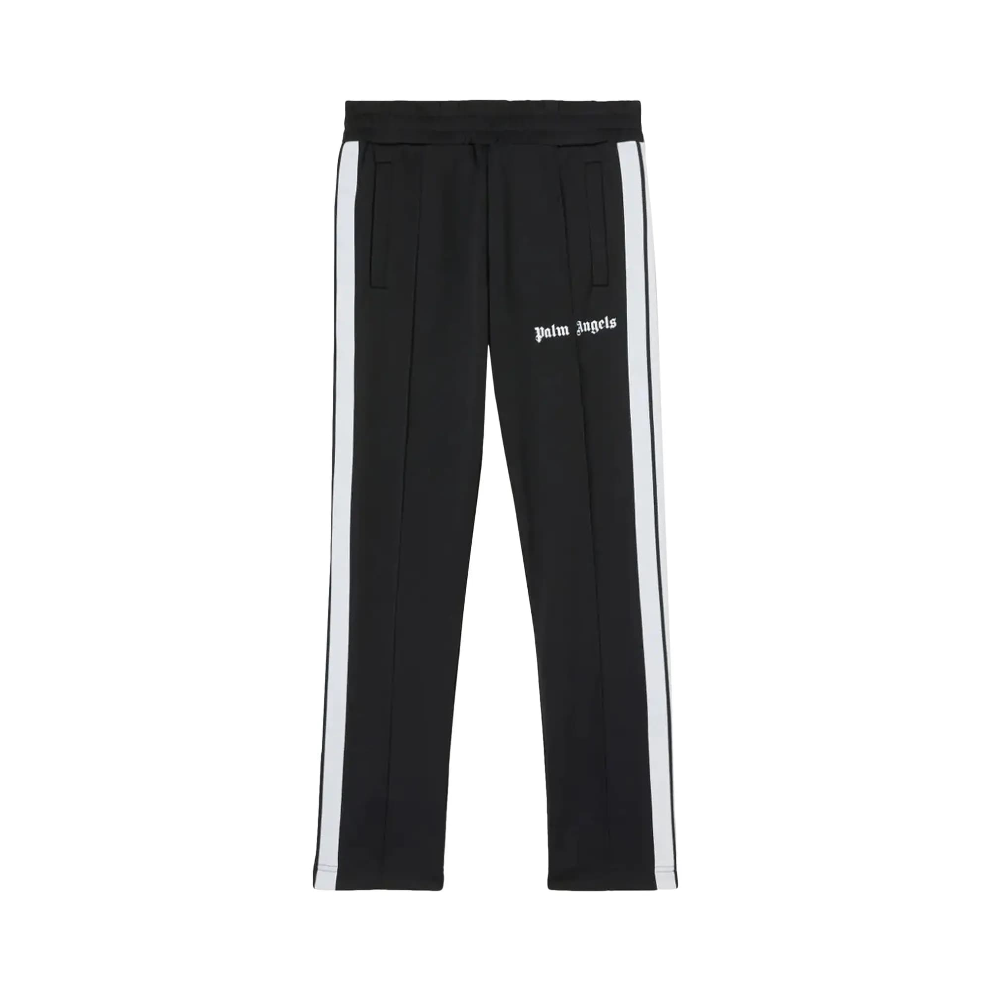 Palm Angels Slim Track Pants 'Black/White' by Palm Angels