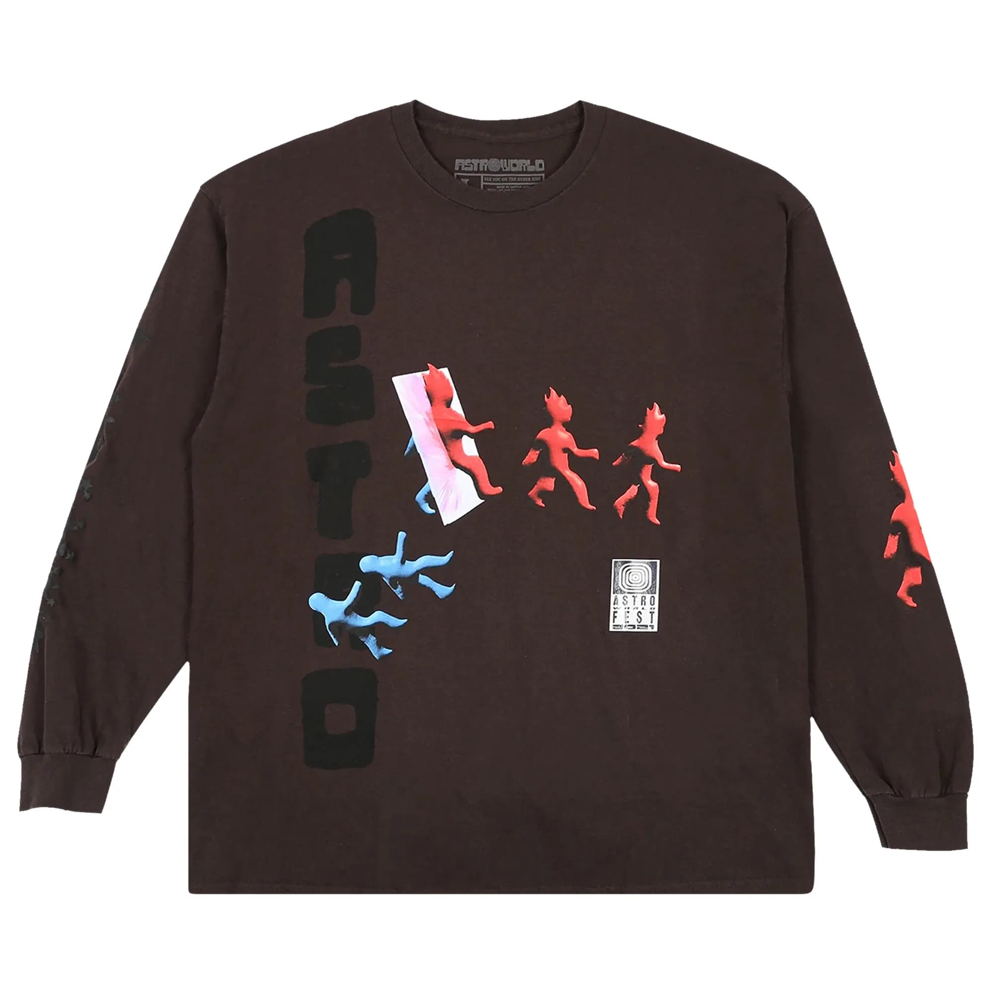 Cactus Jack by Travis Scott Otherside Long-Sleeve 'Brown' by Cactus Jack By Travis Scott