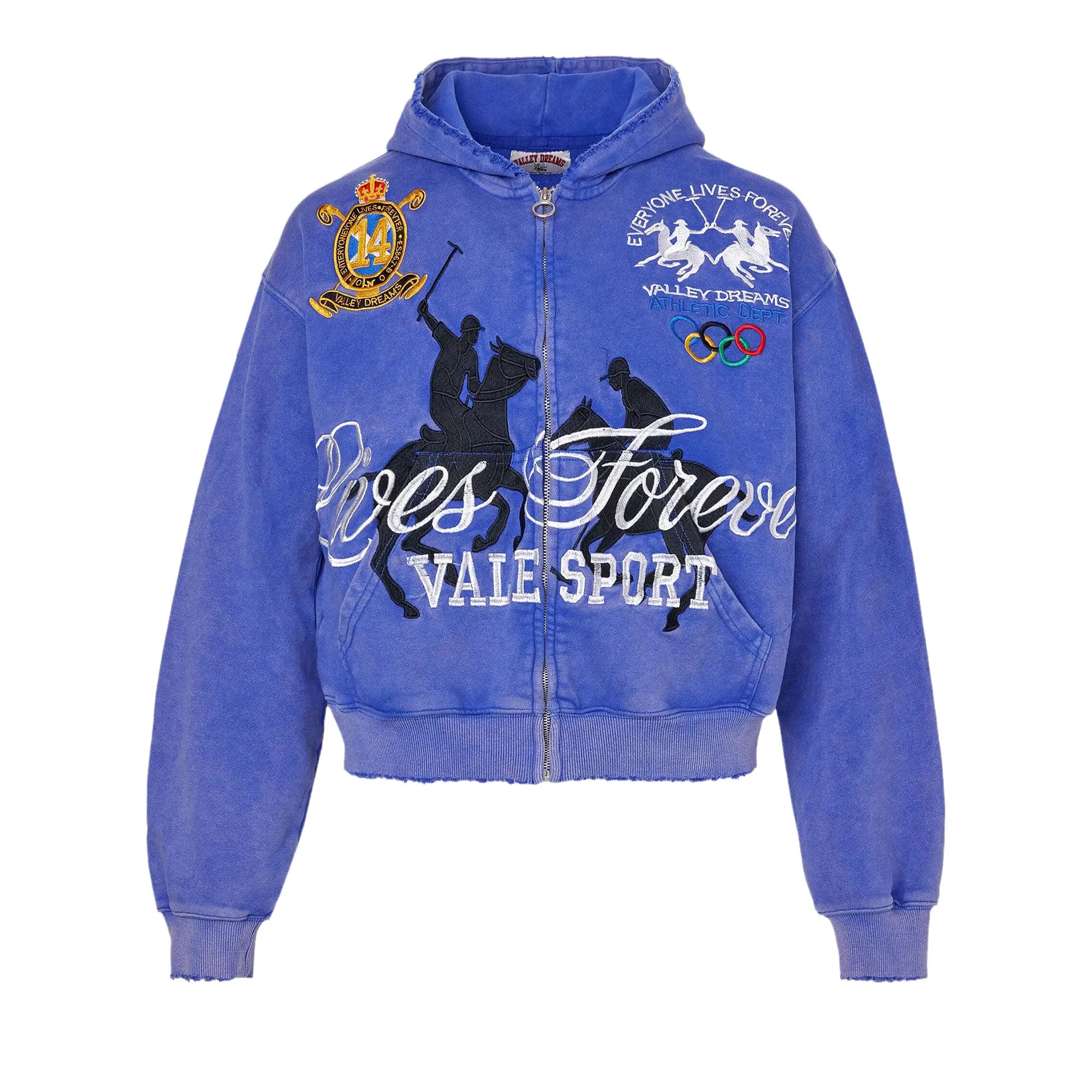Vale Forever Schwab Zip Up 'Blue' by Vale Forever