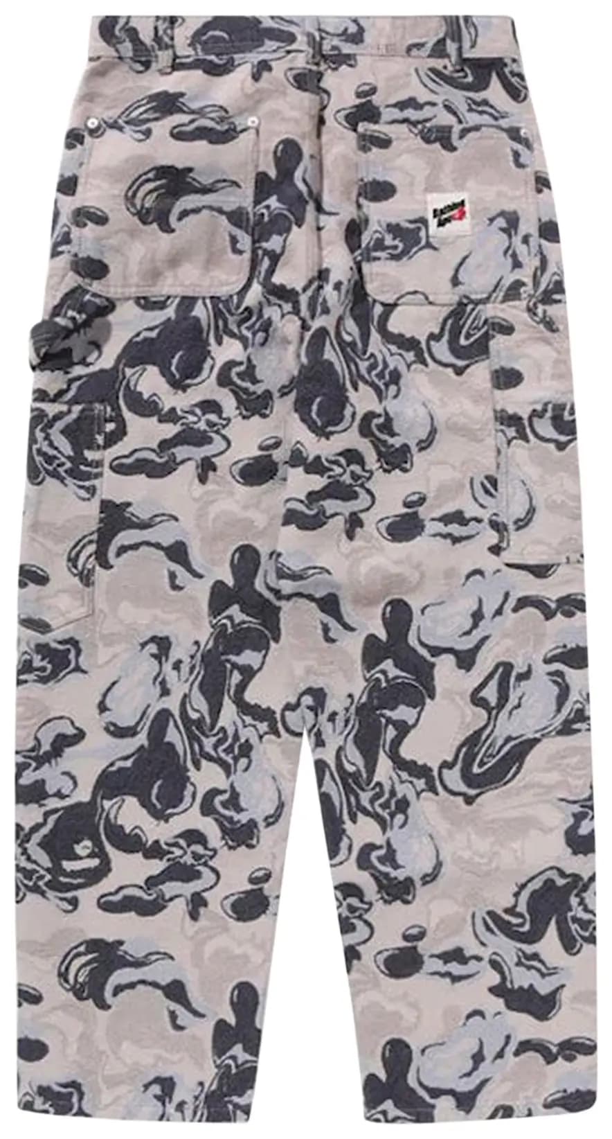BAPE Art Camo Gobelin Work Pants 'Blue' 2