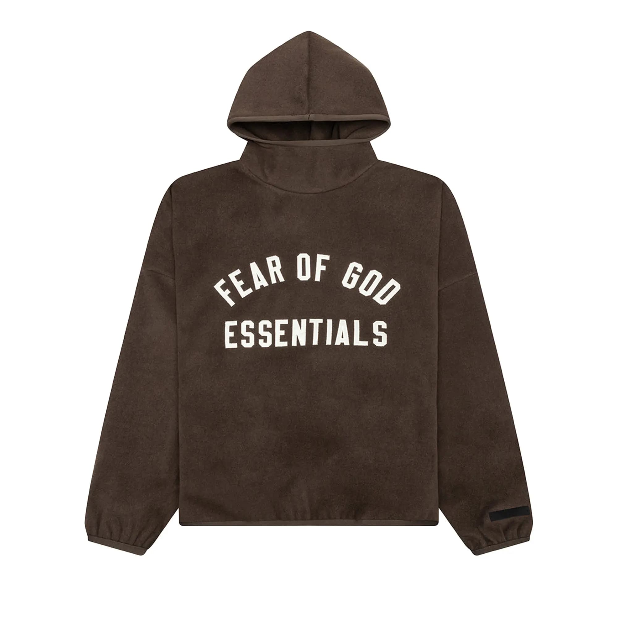 Fear of God Essentials Brushed Hoodie 'Brown' by Fear of God