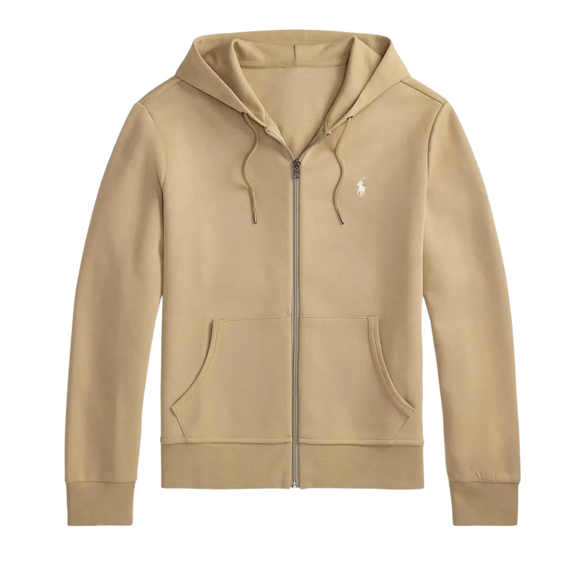 Polo Ralph Lauren Long-Sleeve Double Knit Tech Full-Zip Hooded Sweatshirt Tan/C1730 Xl 'Surrey' by Polo Ralph Lauren