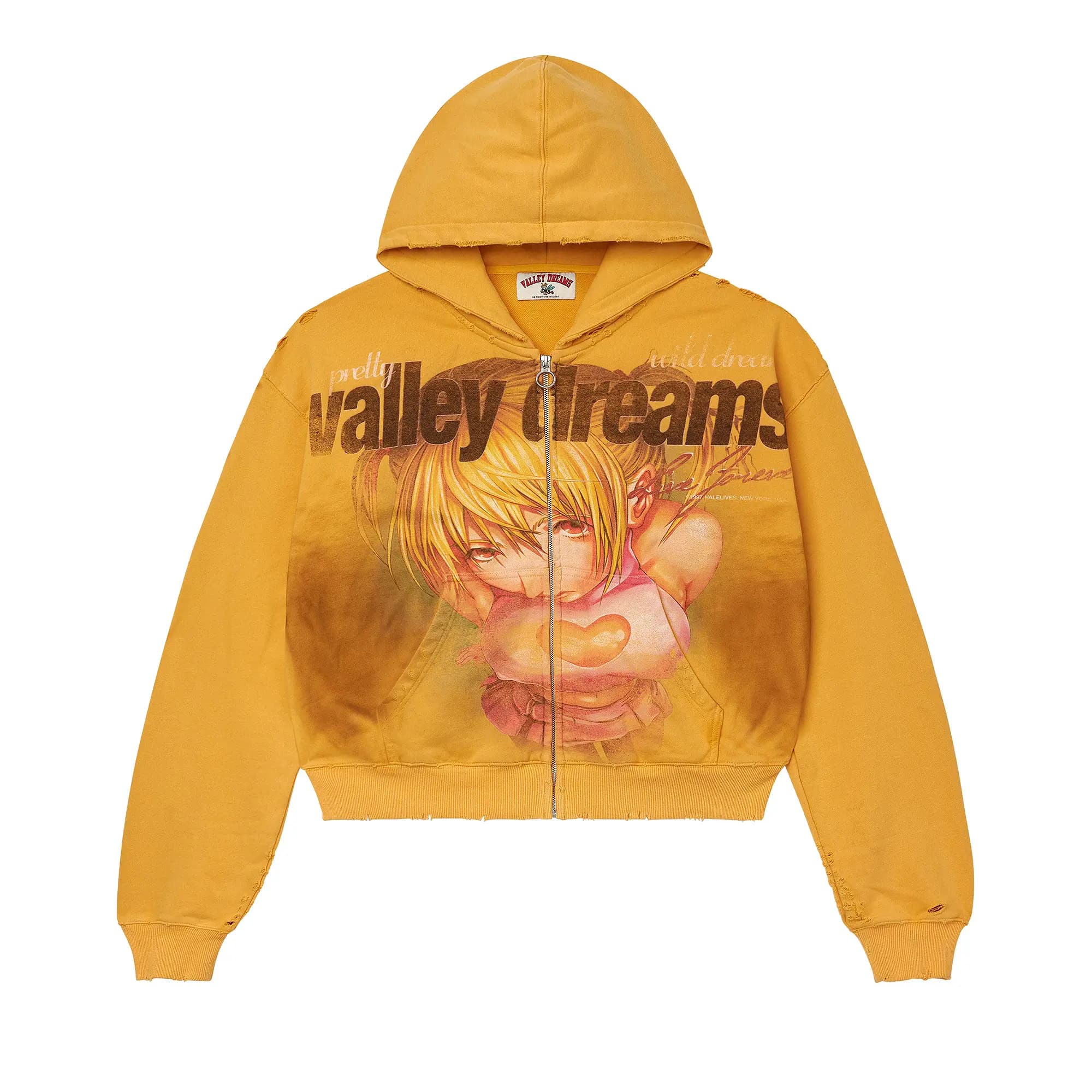 Vale Forever Gold Rush Zip Up 'Yellow' by Vale Forever