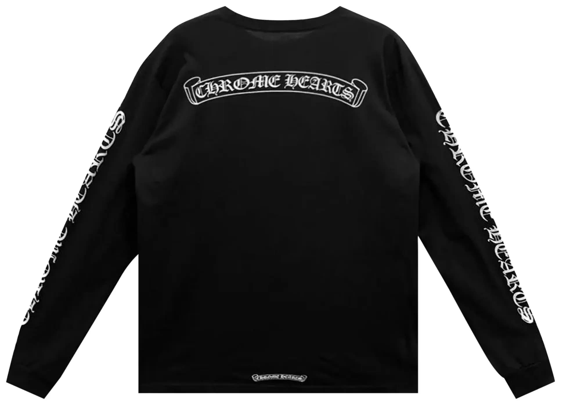 Chrome Hearts Stadium Scroll Long-Sleeve T-Shirt 'Black' 2