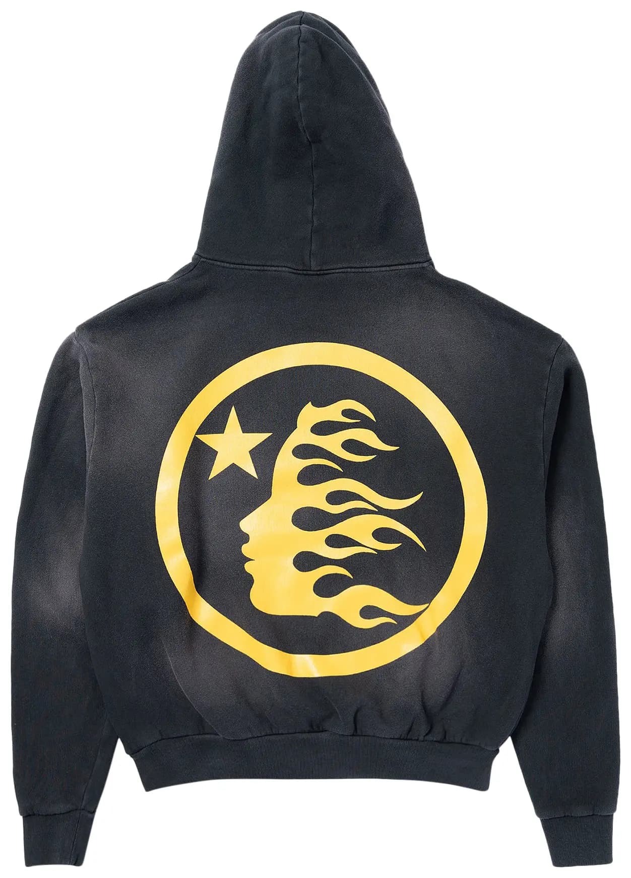 Hellstar No Guts No Glory Hoodie 'Washed Black' 2