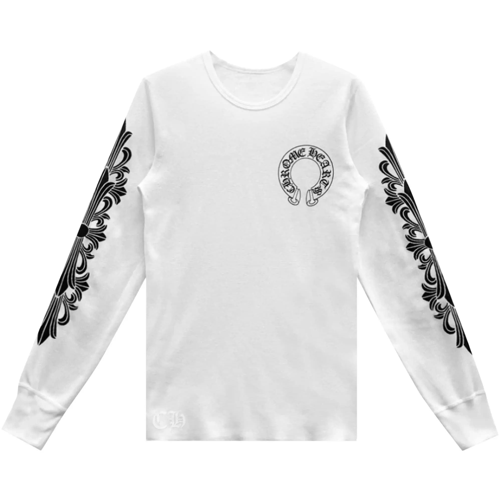 Chrome Hearts Horseshoe Thermal Waffle T-Shirt 'White' by Chrome Hearts