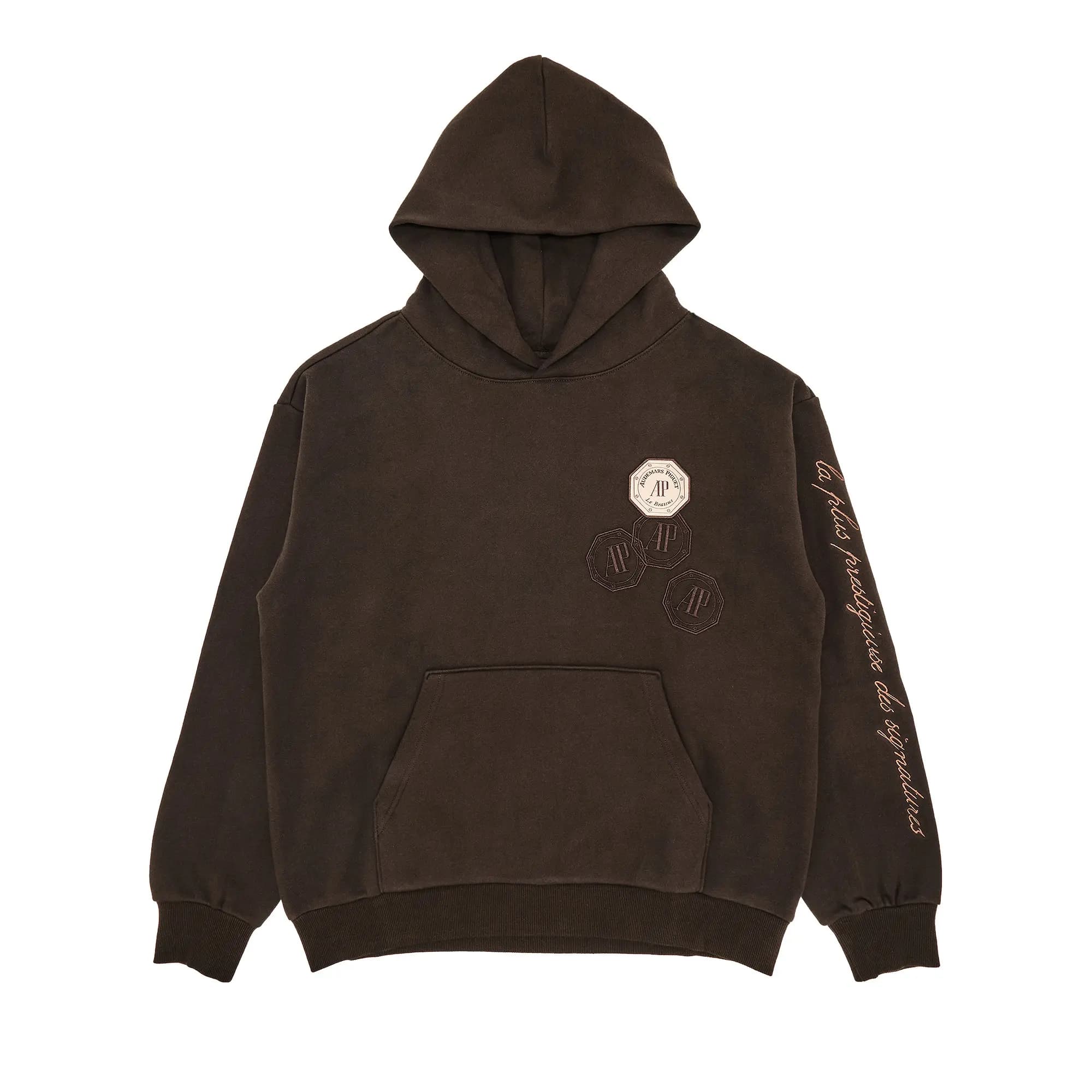 Cactus Jack by Travis Scott x Audemars Piguet Emblem Hoodie 'Dark Brown' by Cactus Jack By Travis Scott