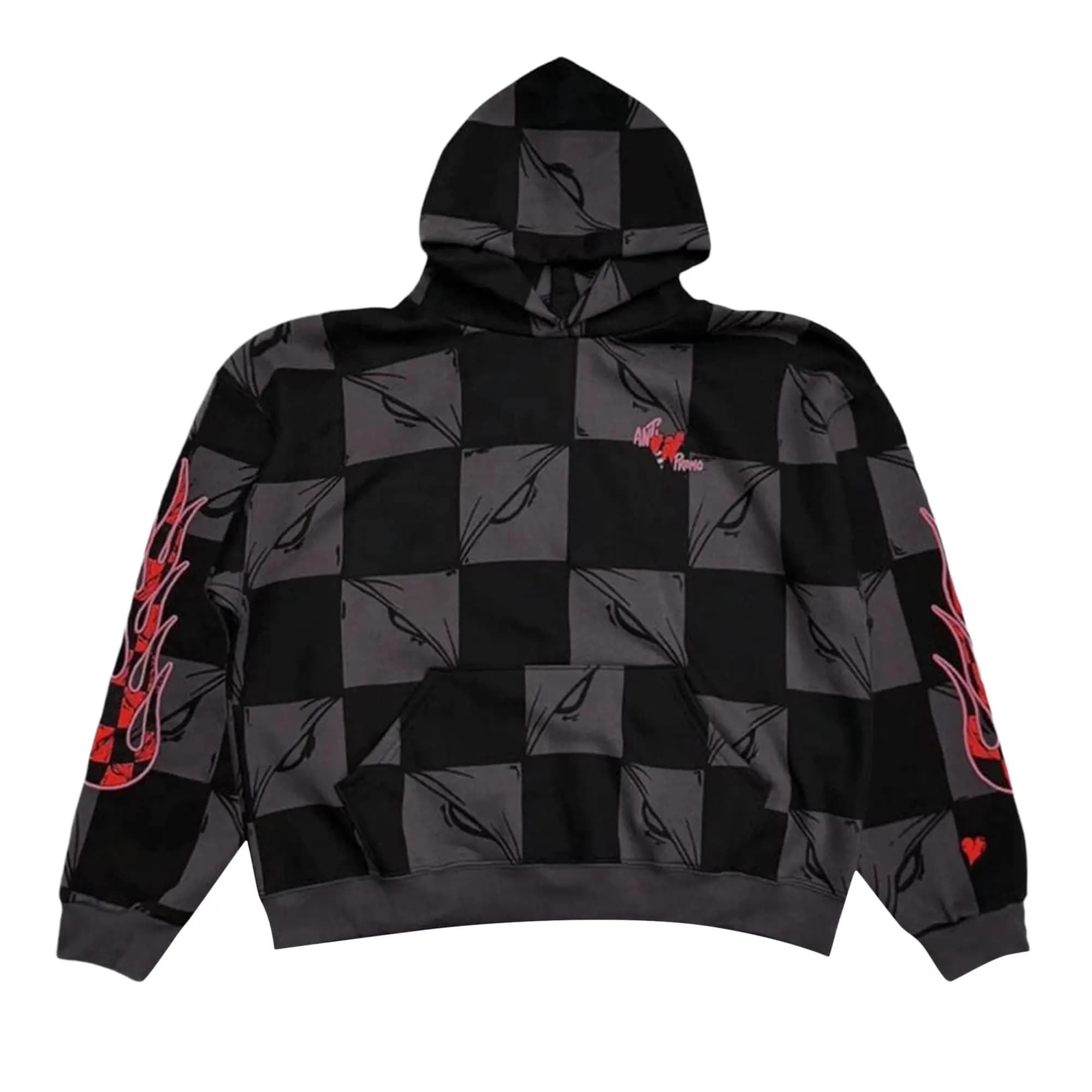 Matty Boy Anti Promo 99 Eyez FLAME Hoodie 'Black/Grey' by Matty Boy Anti Promo