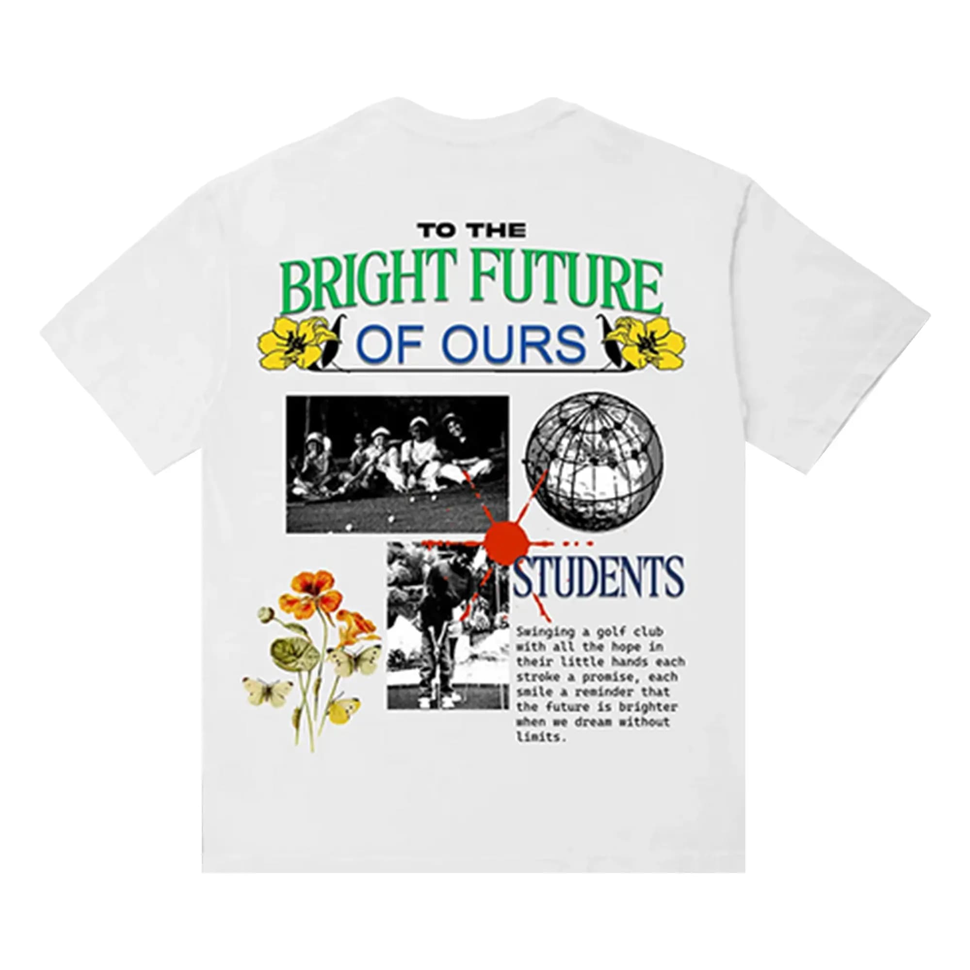 Students Bright Future Short-Sleeve T-Shirt 'White' 2