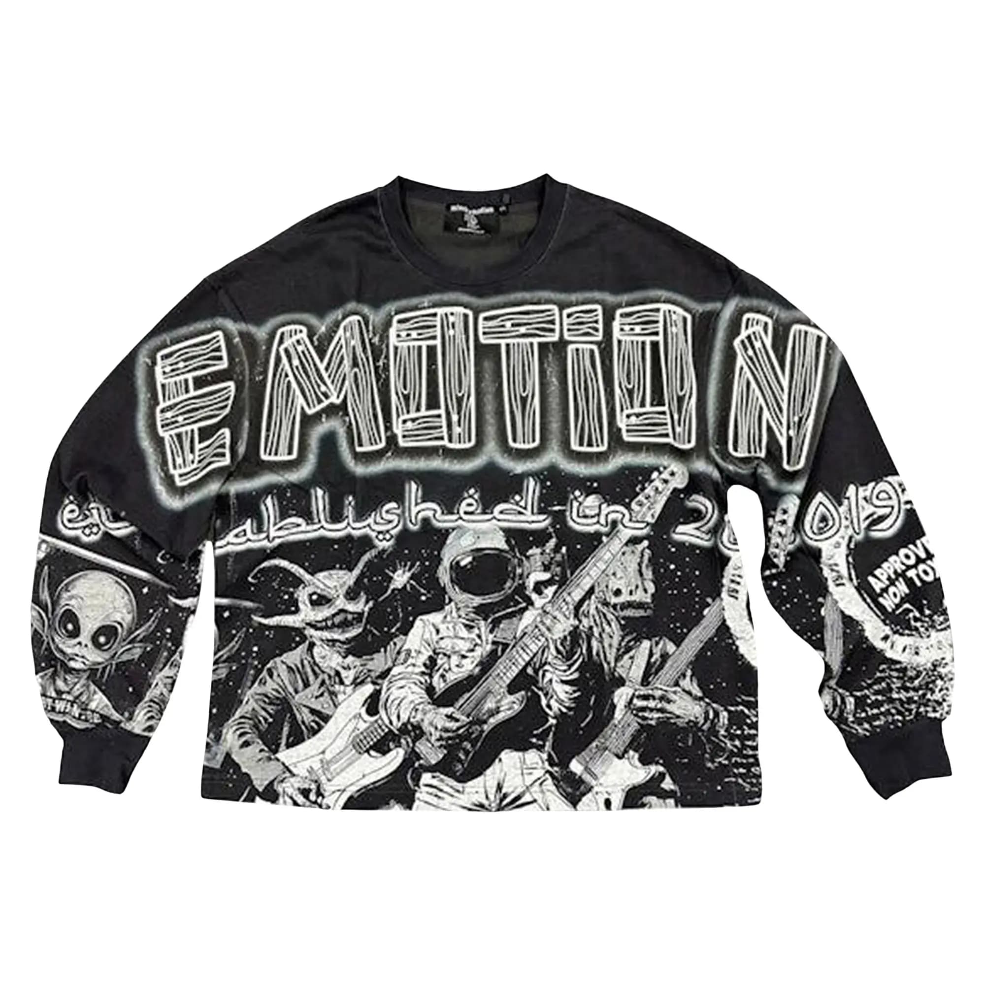 Mixed Emotion s Astro Long-Sleeve 'Black' by Mixed Emotion