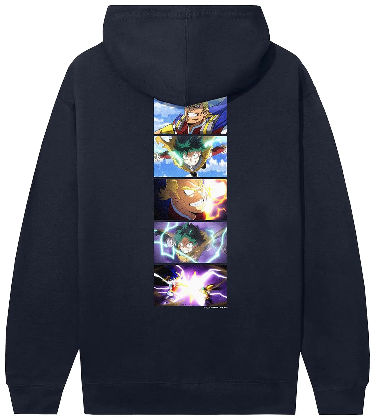 Anti Social Social Club Dark Might Hoodie 'Slate Blue' 2