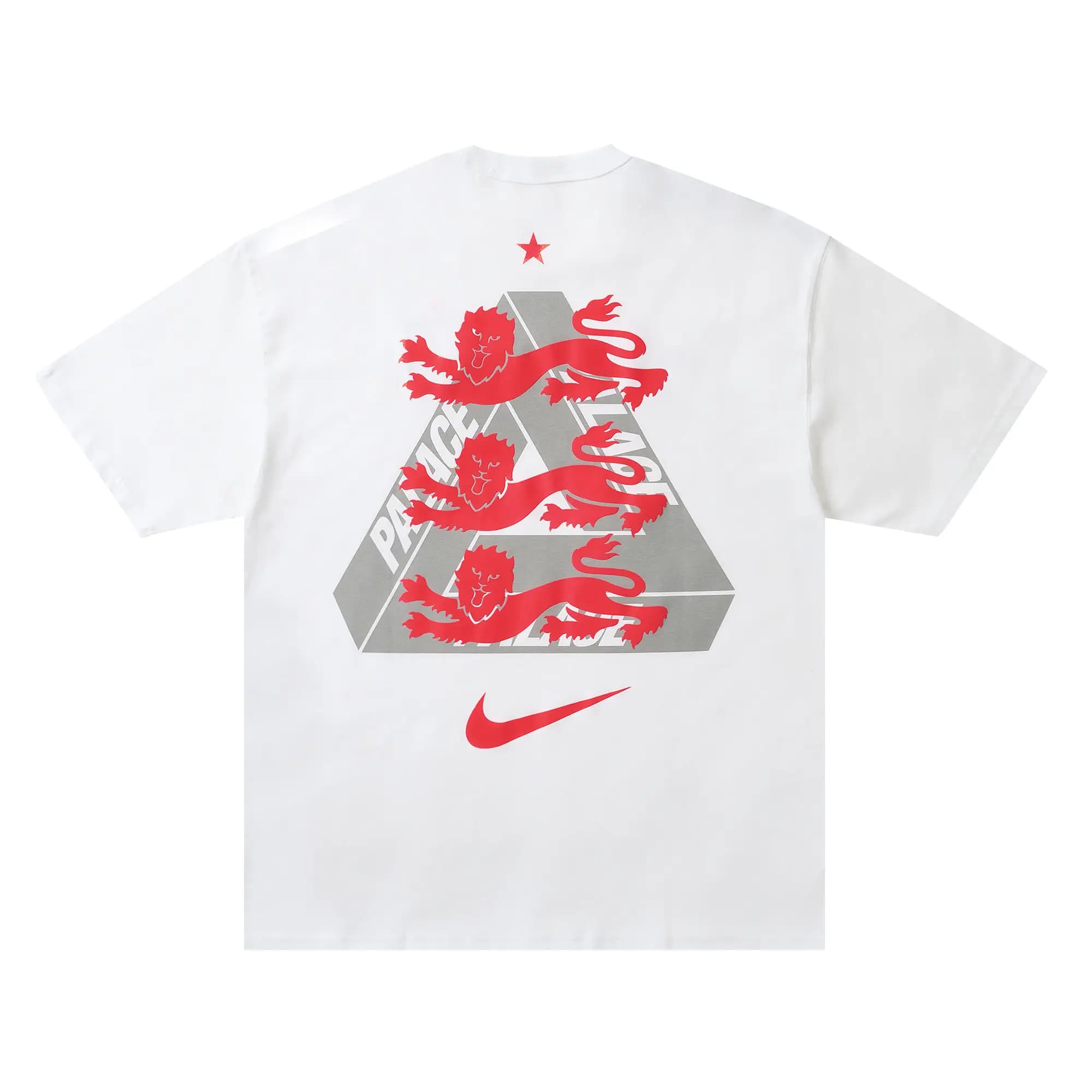 Palace x Nike England T-Shirt 'White' 2
