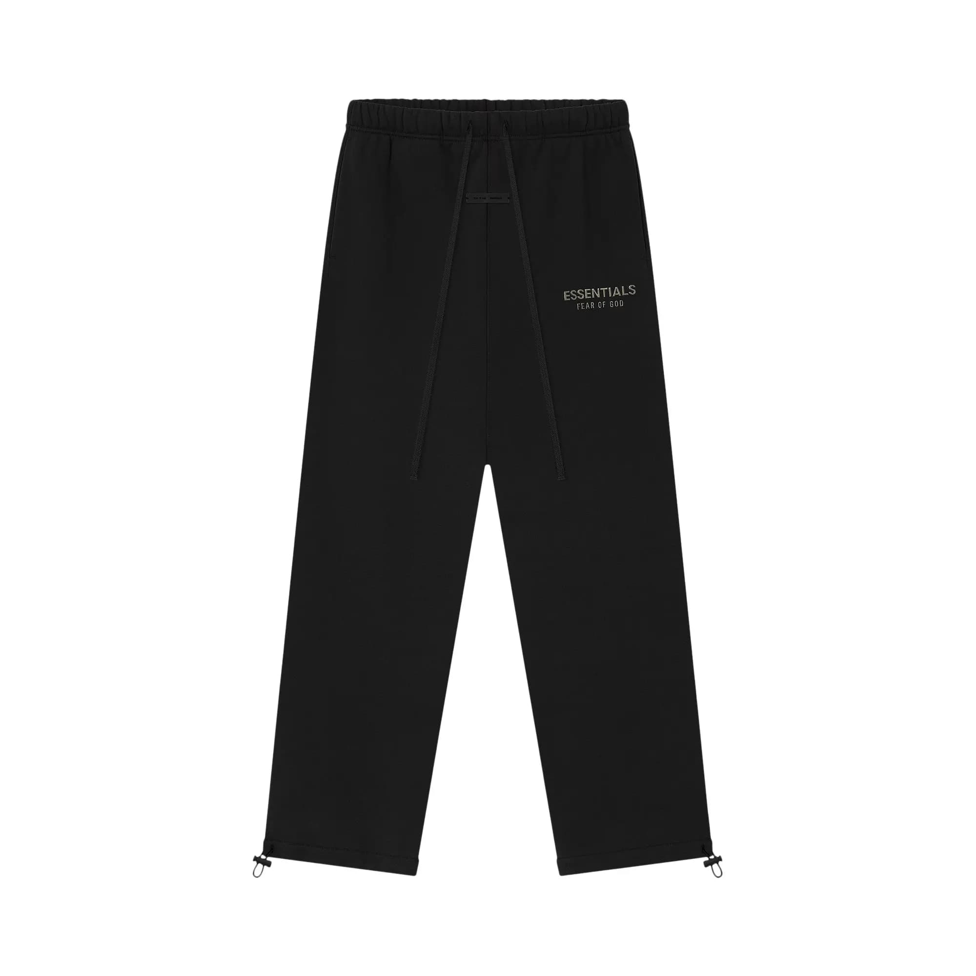Fear of God Essentials Relaxed Fleece Sweatpant 'Jet Black' by Fear Of God Essentials