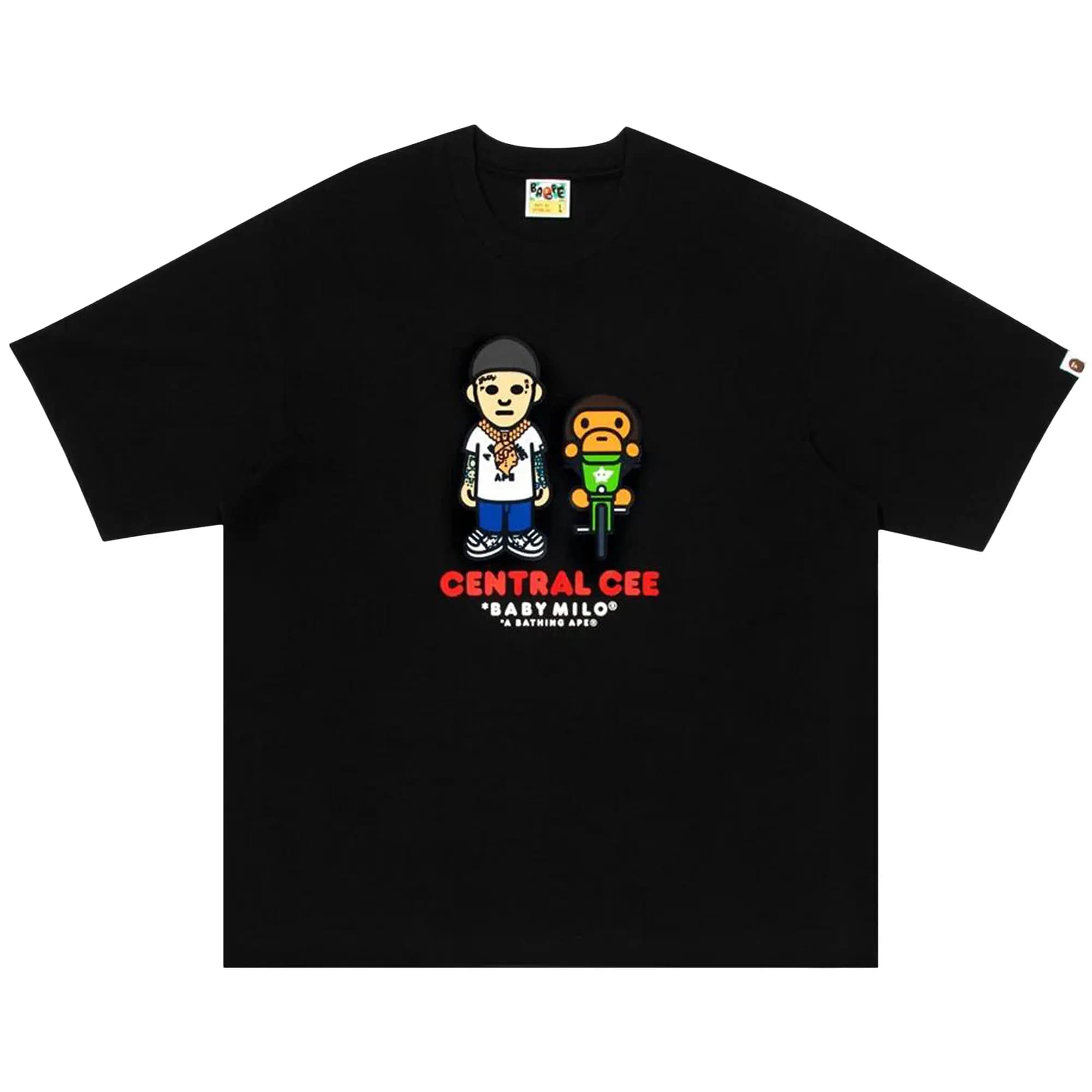 BAPE x Spotify By Central Cee Milo Relaxed Fit Tee 'Black' by BAPE