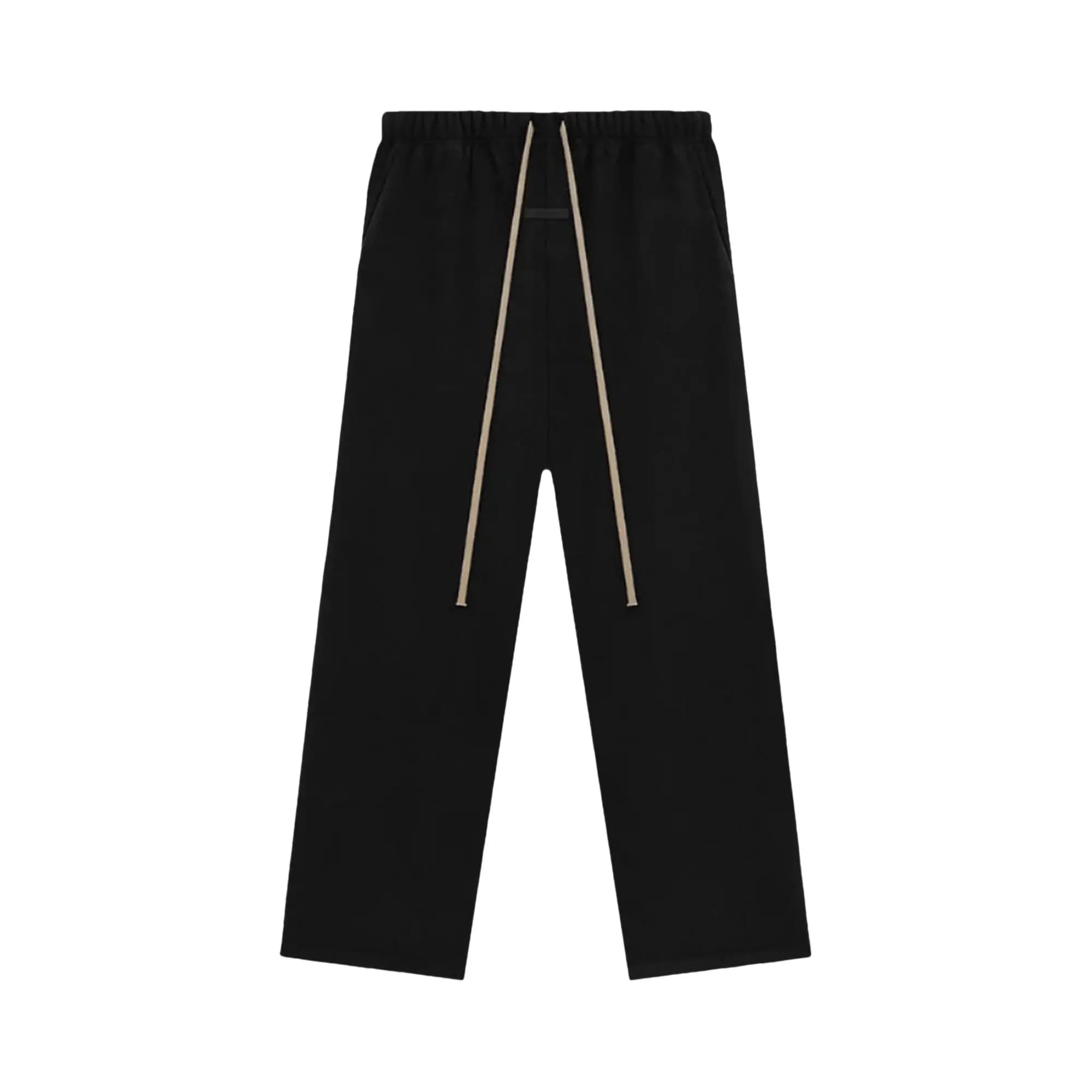 Fear of God Essentials Brushed Relaxed Pant 'Black' by Fear Of God Essentials