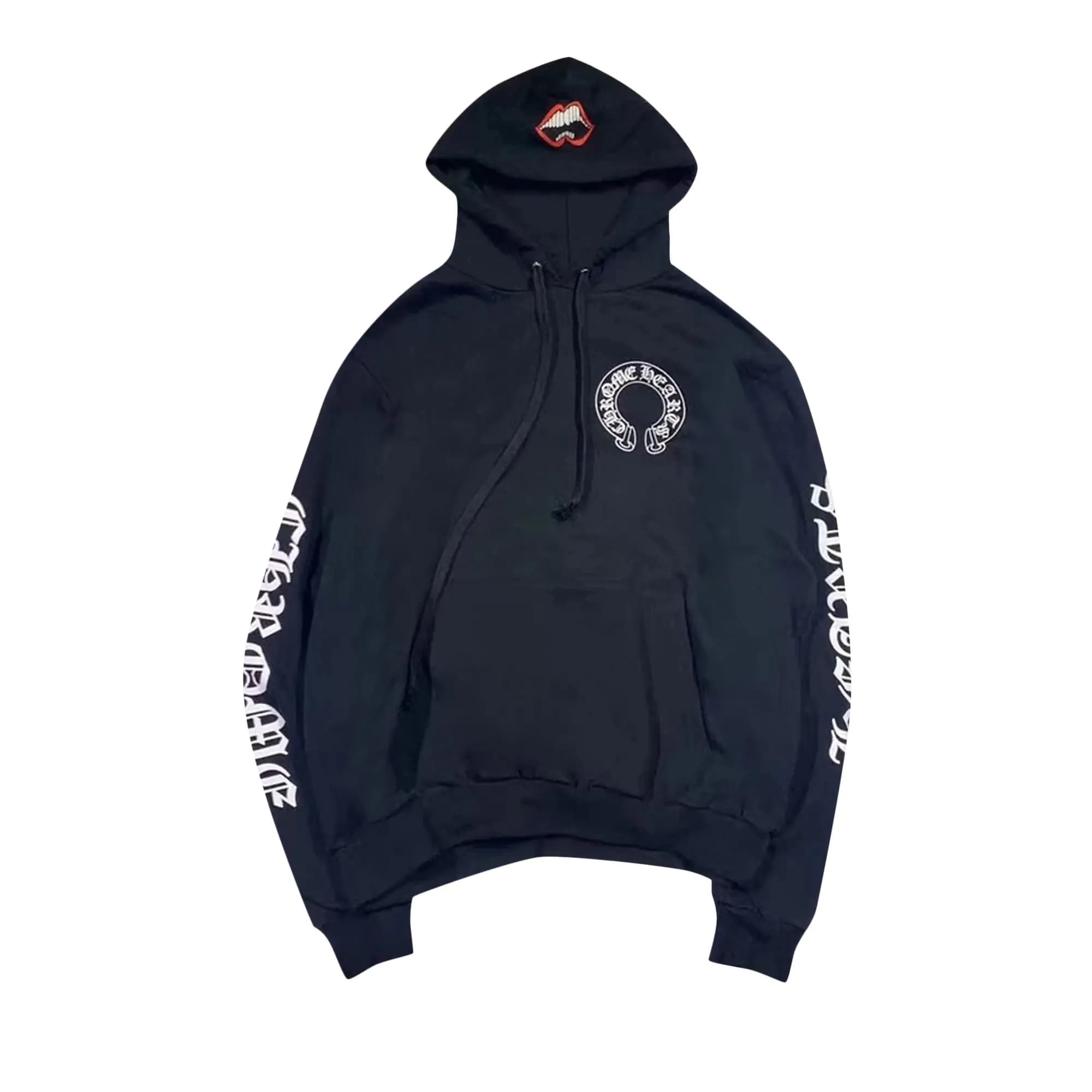 Chrome Hearts x Matty Boy Chomper Horseshoe Hoodie 'Black' by Chrome Hearts