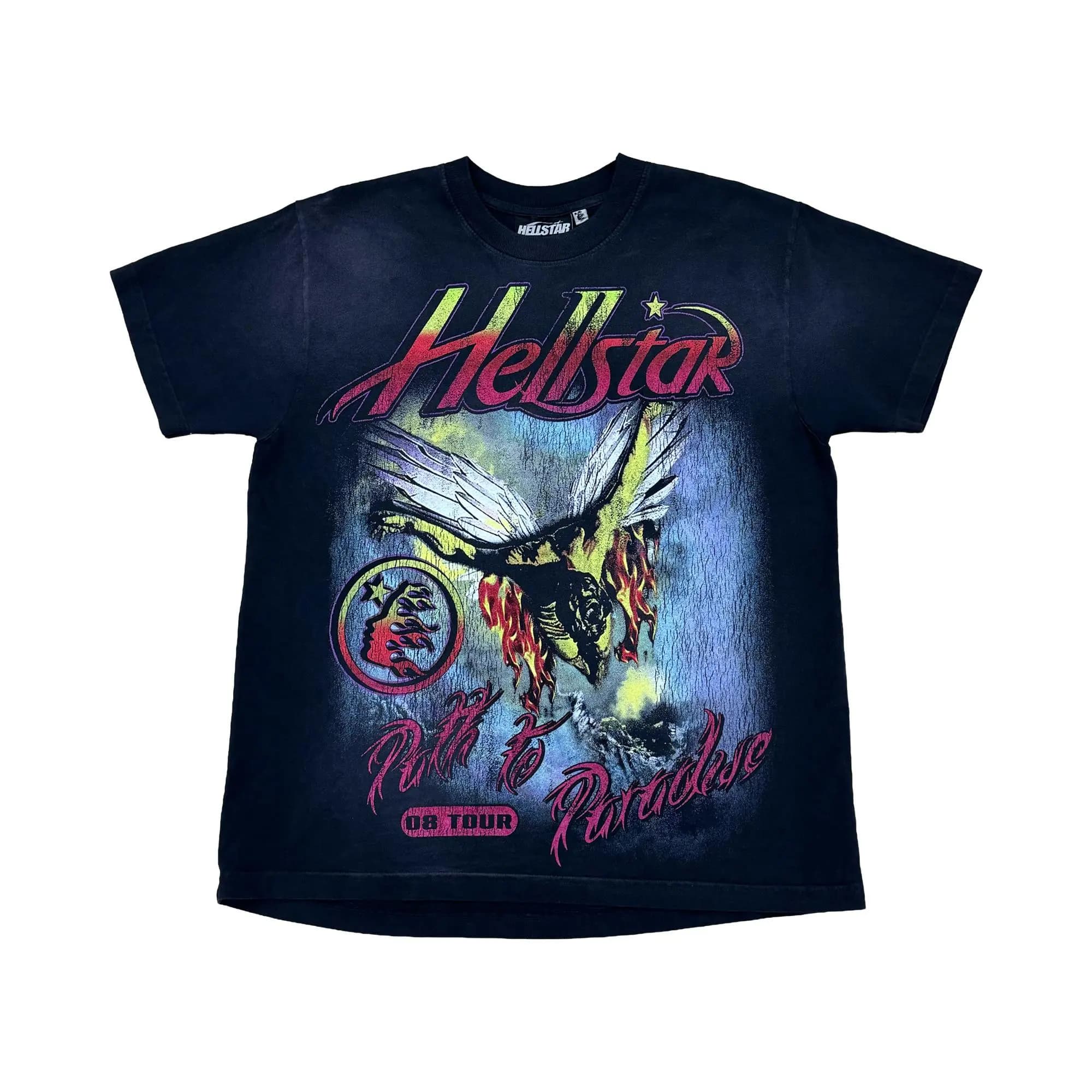 Hellstar Greatest Hits Metal Angel T-Shirt 'Black' by Hellstar
