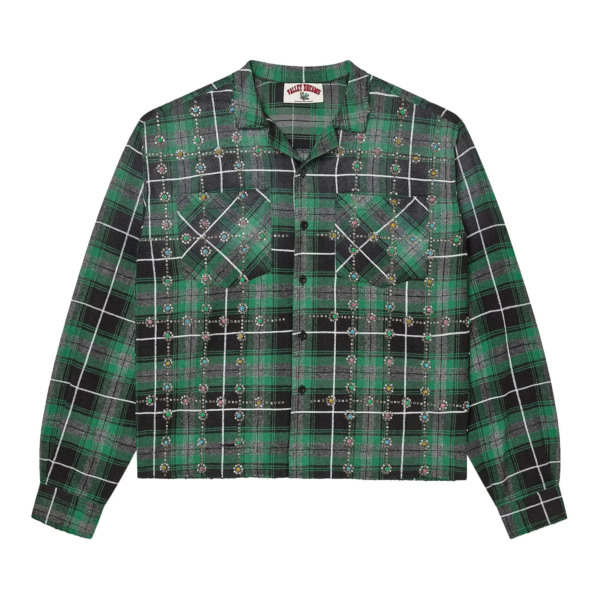 Vale Forever Grinch Gems Flannel 'Green' by Vale Forever