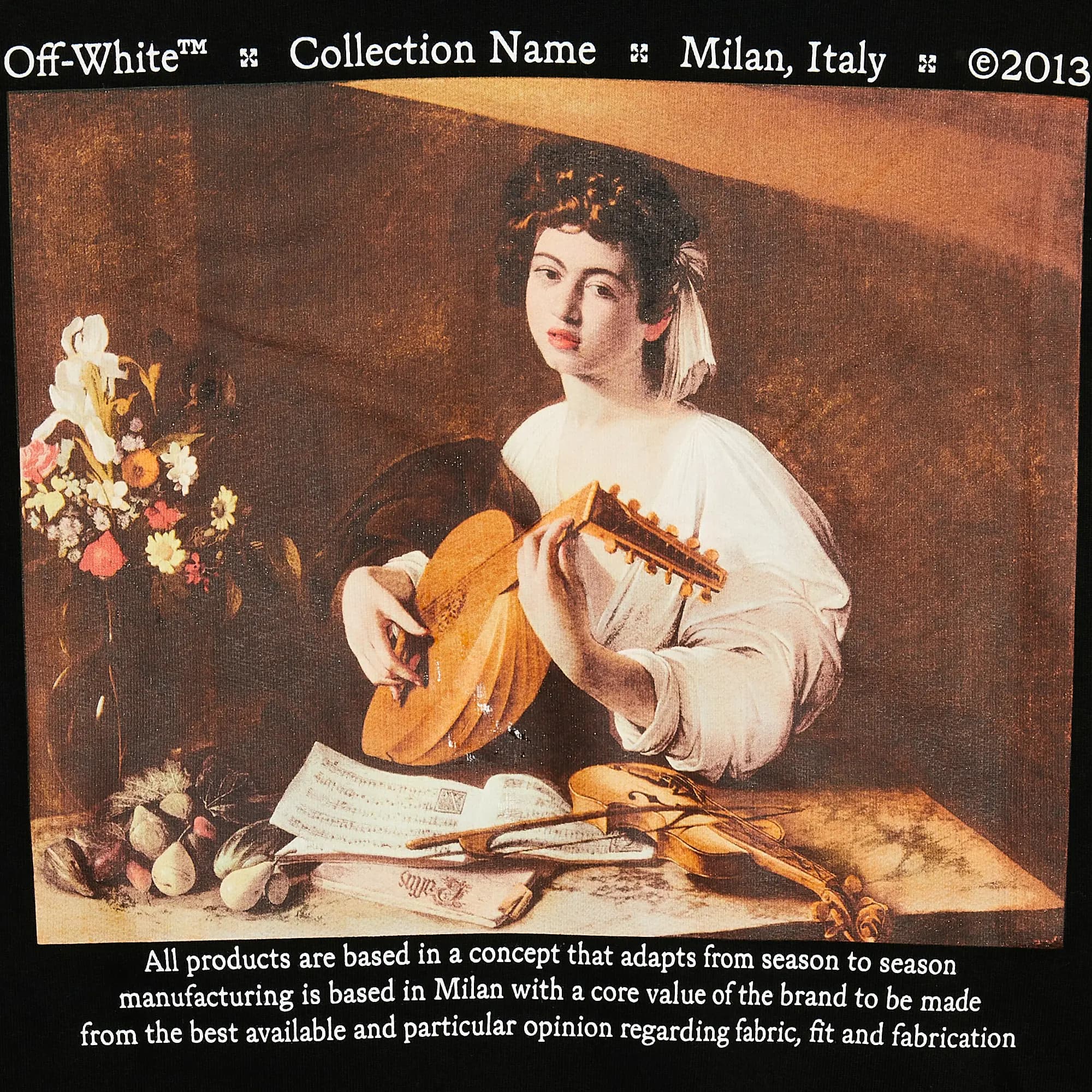 Off-White Caravaggio Over Hoodie 'Black/Multicolor' 3