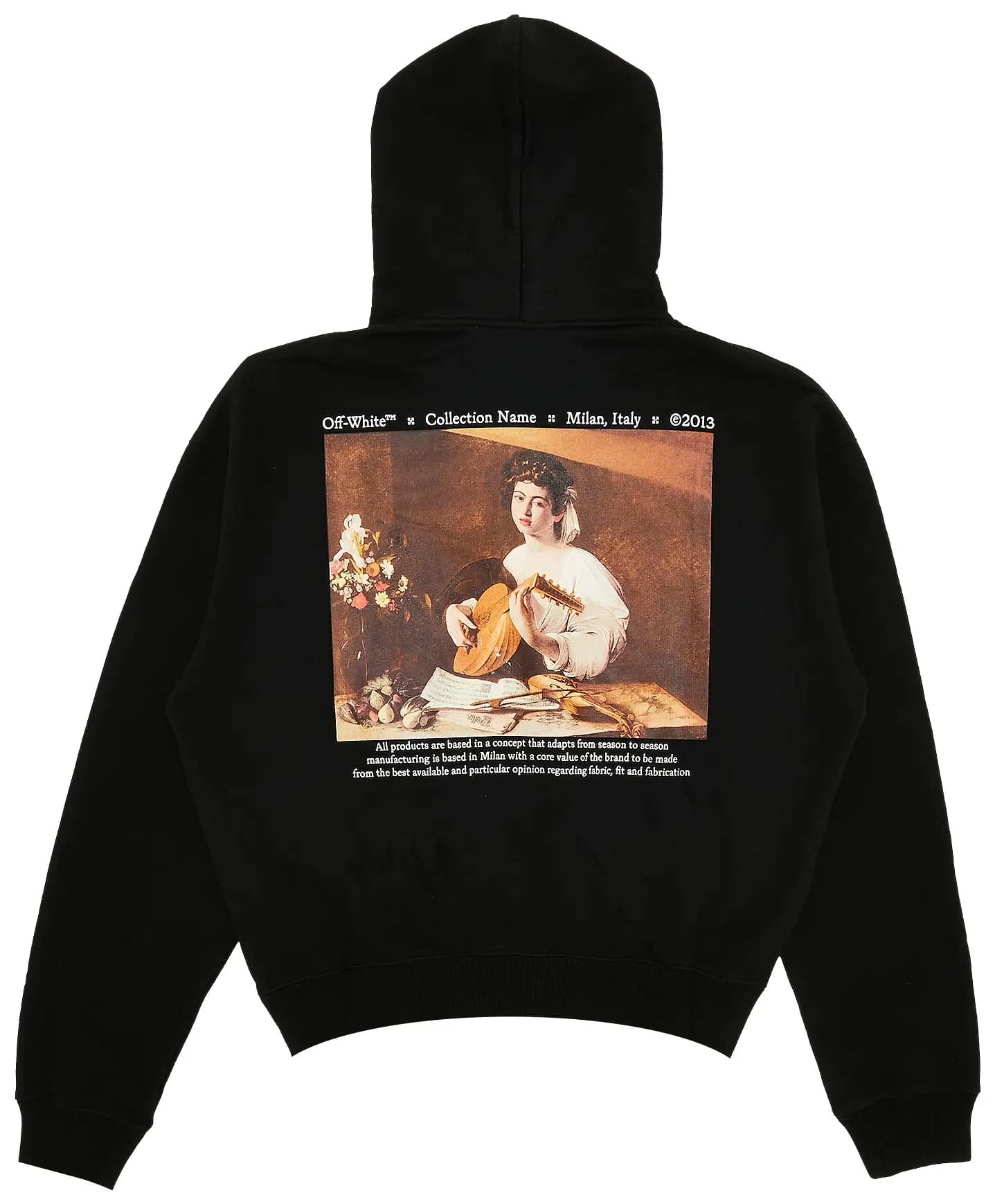 Off-White Caravaggio Over Hoodie 'Black/Multicolor' 2