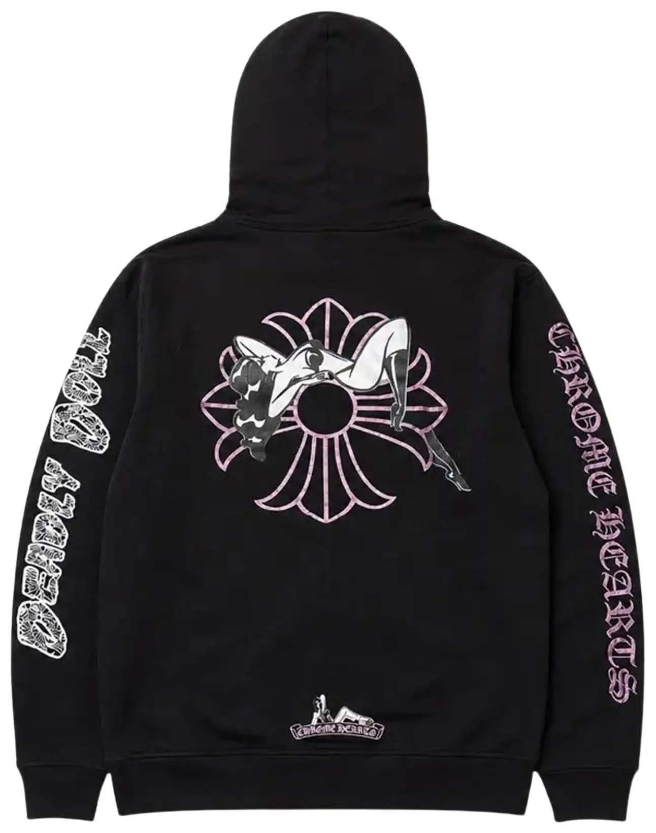 Chrome Hearts Deadly Doll Hoodie (Online Drop) 'Black' 4