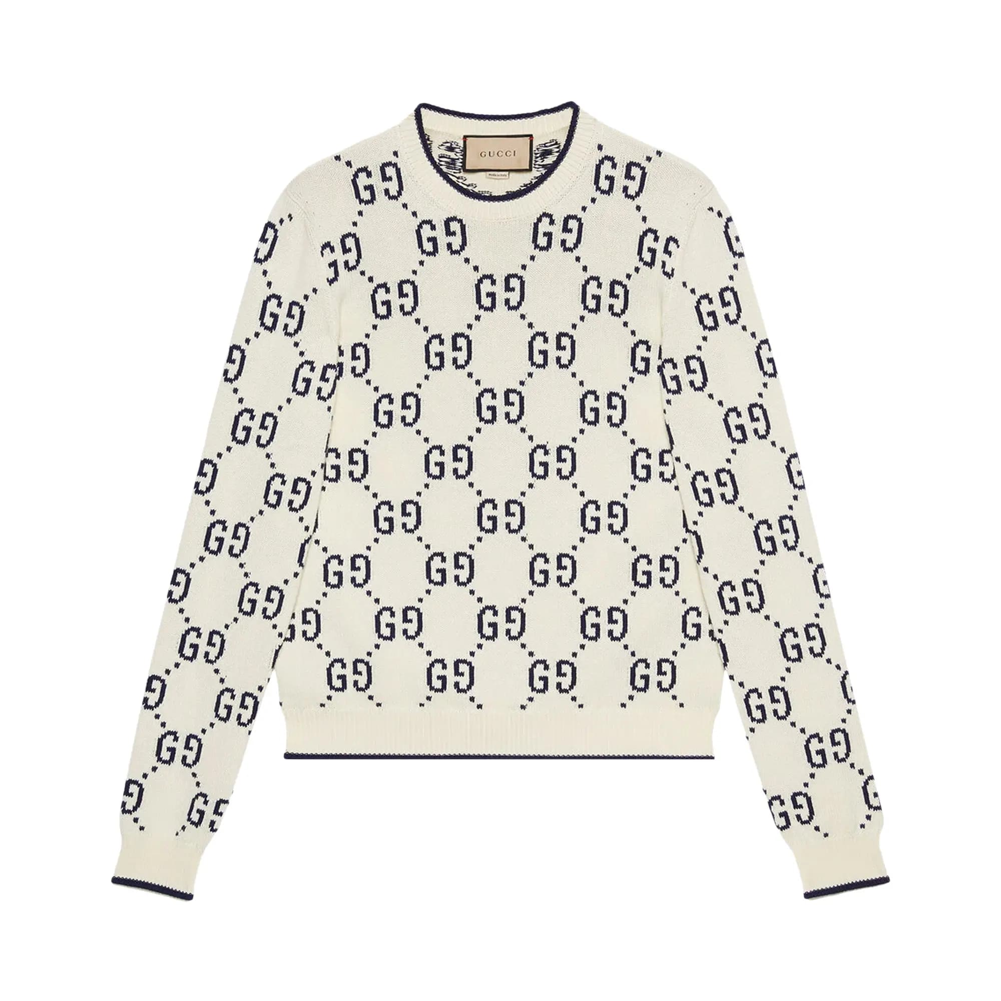 Gucci GG Knit Sweatshirt 'Ivory' by Gucci