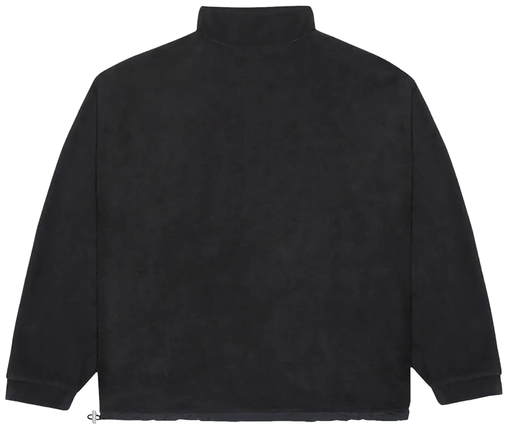 Fear of God Essentials Polar Fleece Half Zip Pullover 'Black' 2