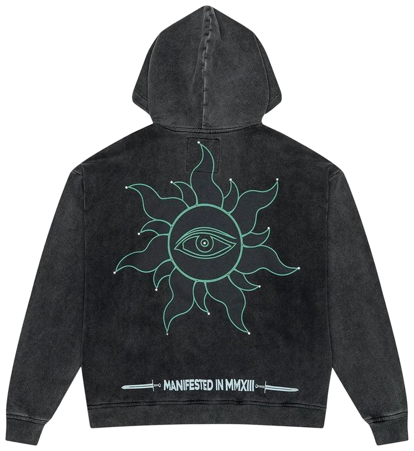 Godspeed Sunken Liberty Zip Hoodie 'Grey Wash' 2