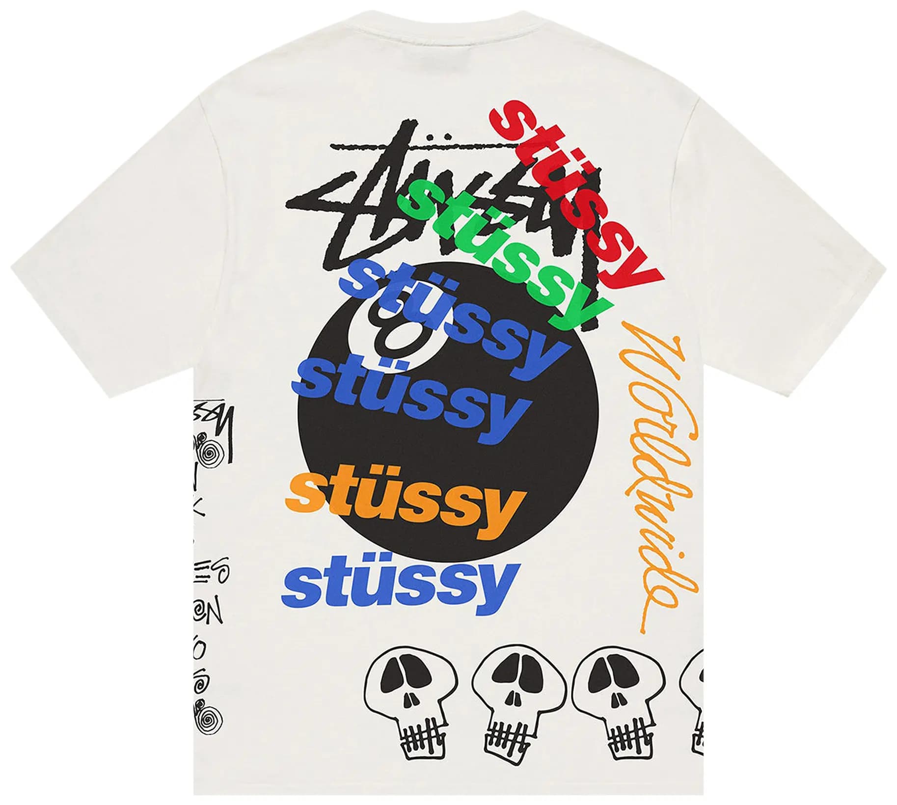 Stussy Test Strike Pigment Dyed Tee 'Natural' 2