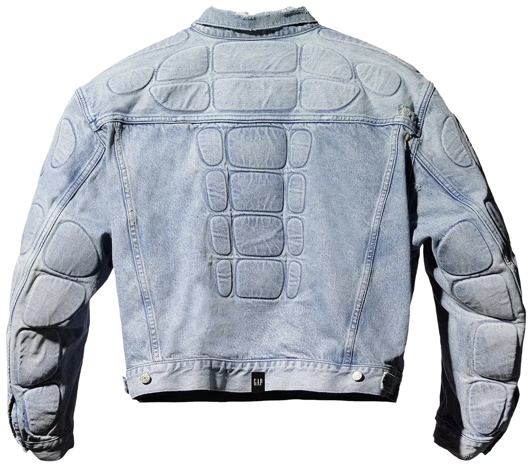 Yeezy Gap Engineered by Balenciaga Padded Denim Jacket 'Blue' 2