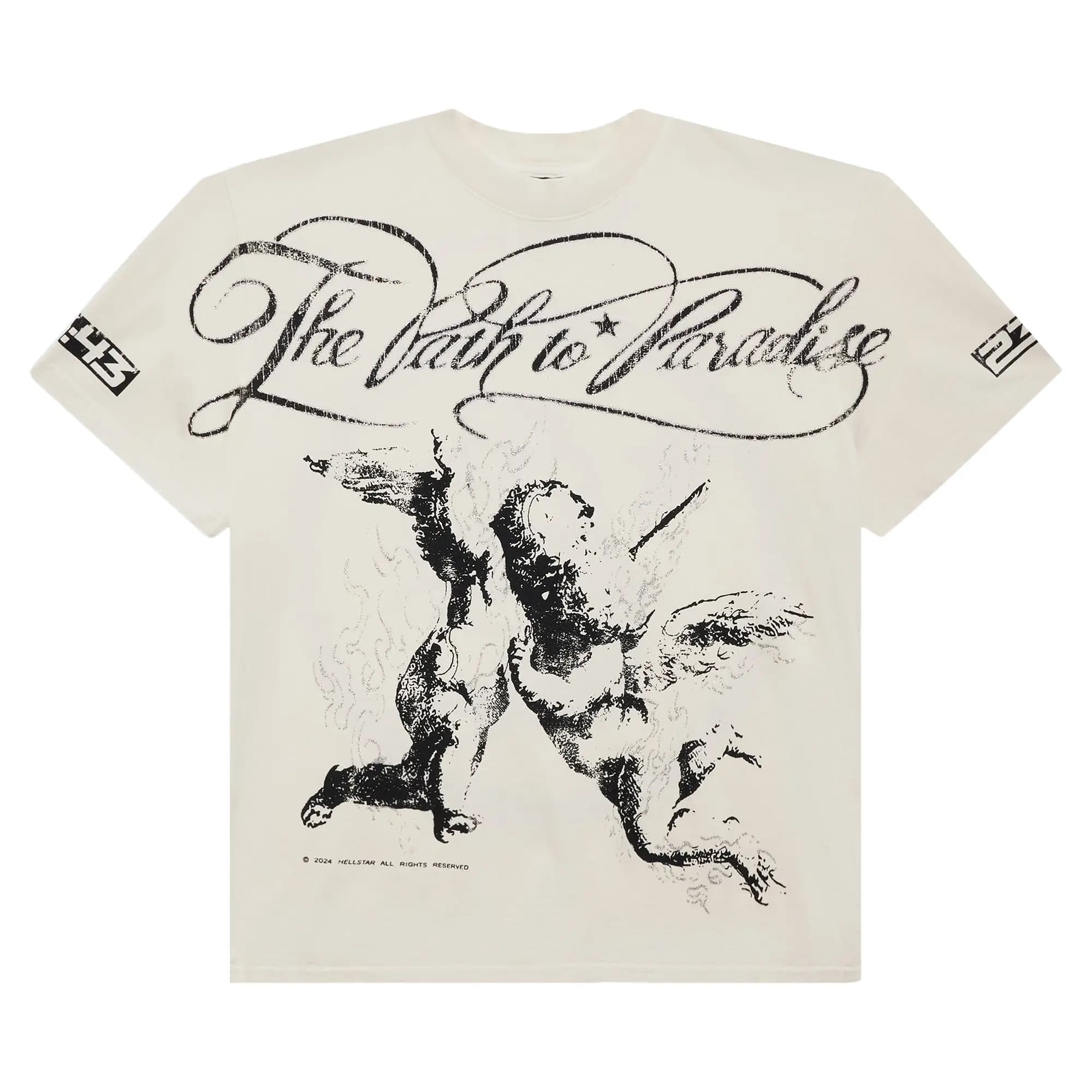 Hellstar Path to Paradise T-Shirt 'White' by Hellstar