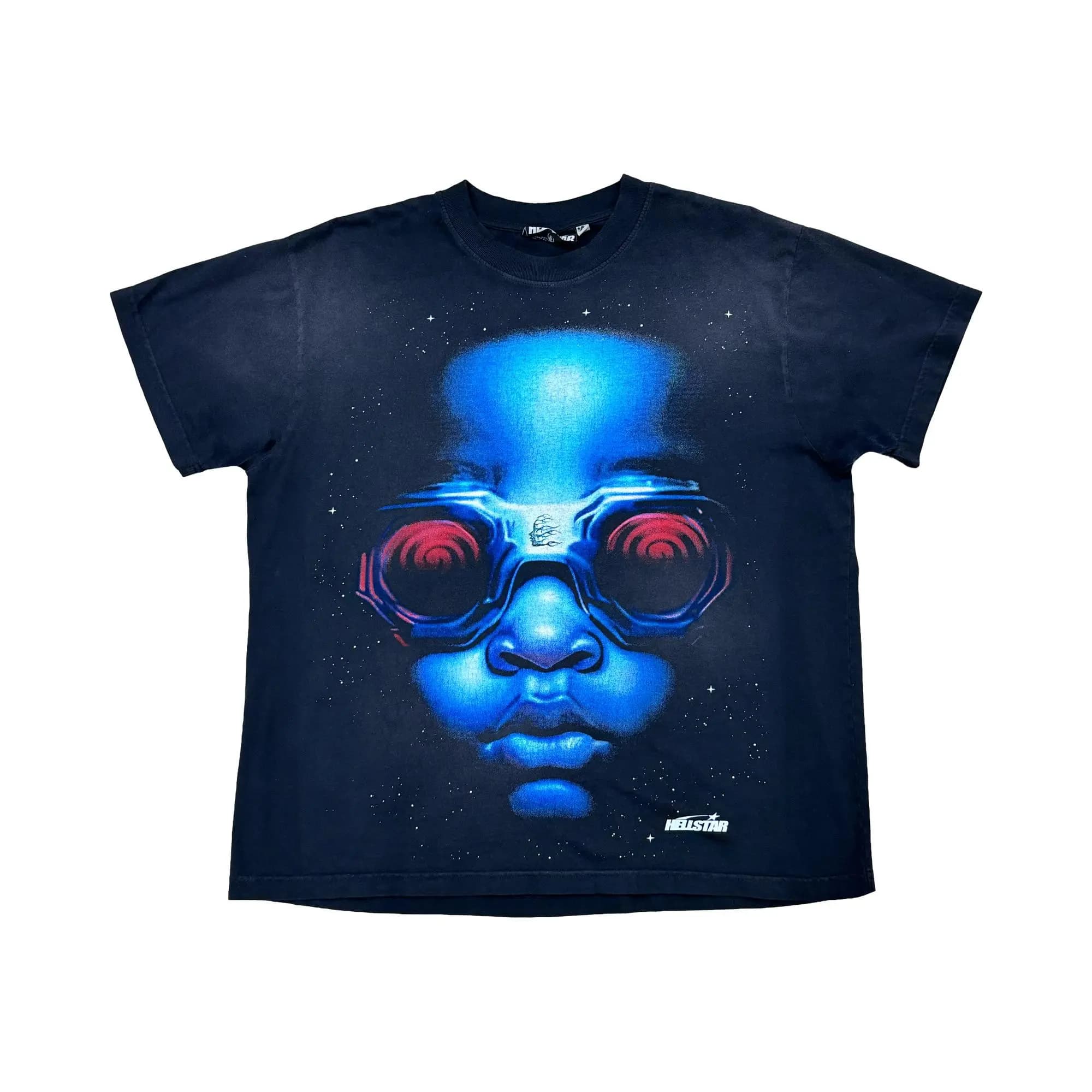 Hellstar Greatest Hits Goggles T-Shirt 'Black' by Hellstar