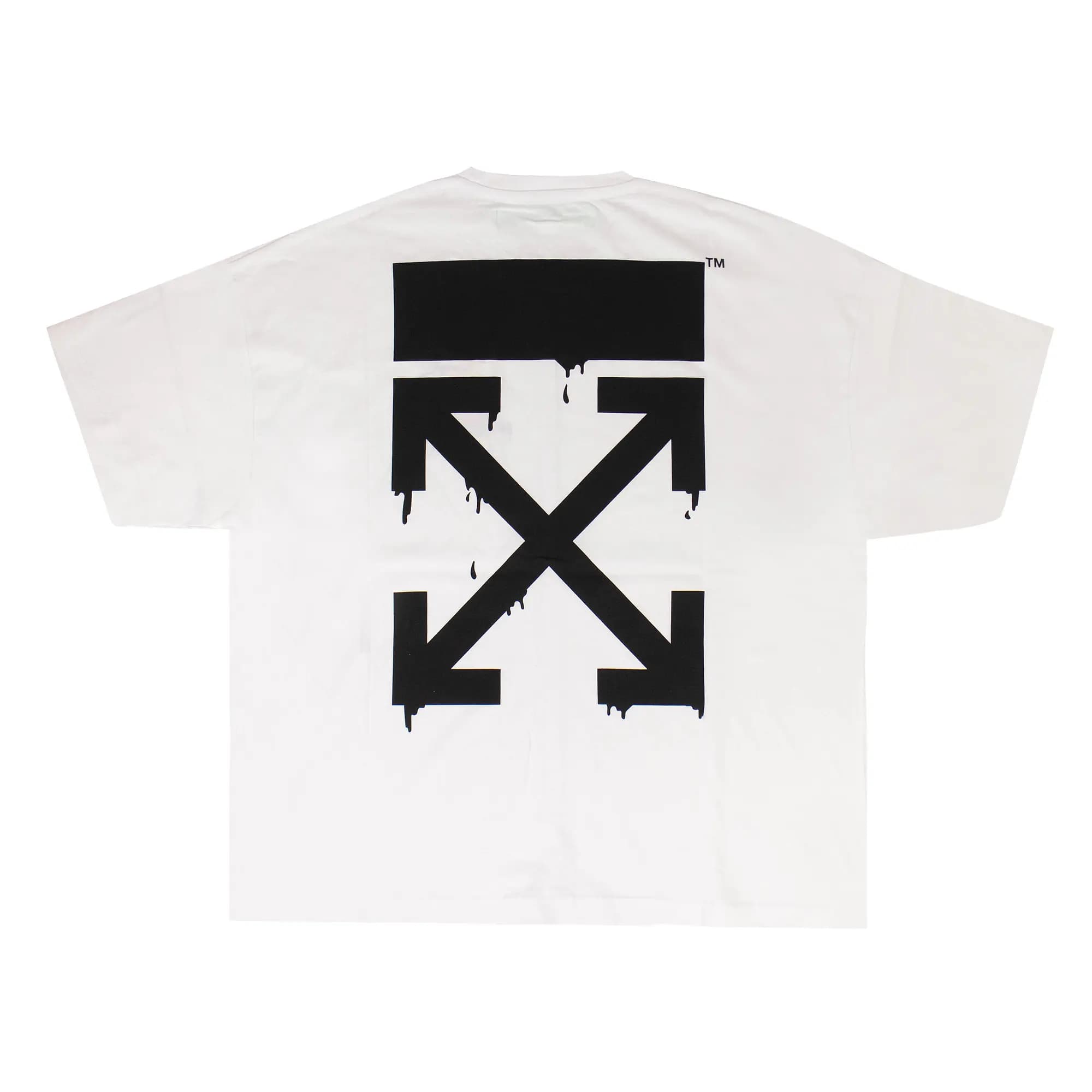 Off-White Bart Peace Oversized T-Shirt 'White' 2