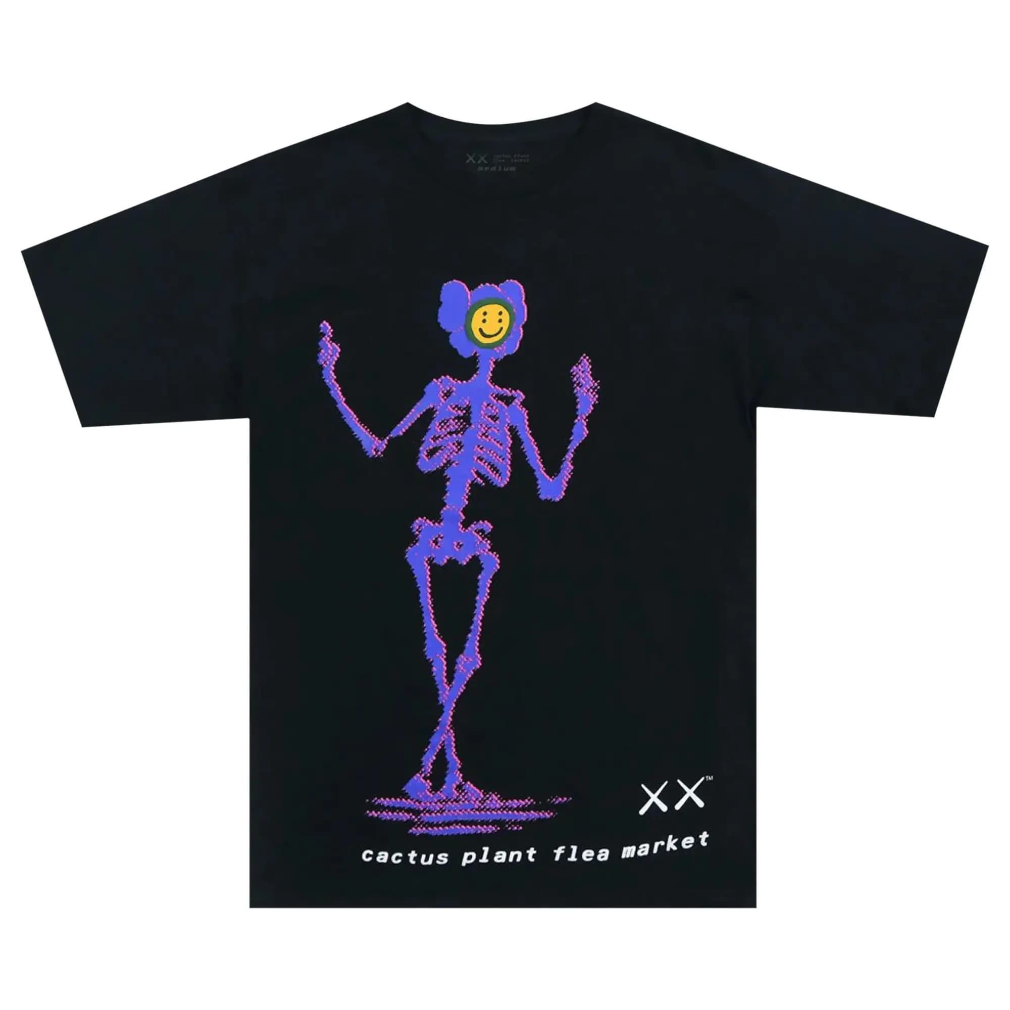 Cactus Plant Flea Market x KAWS Shirt 'Black' by Cactus Plant Flea Market