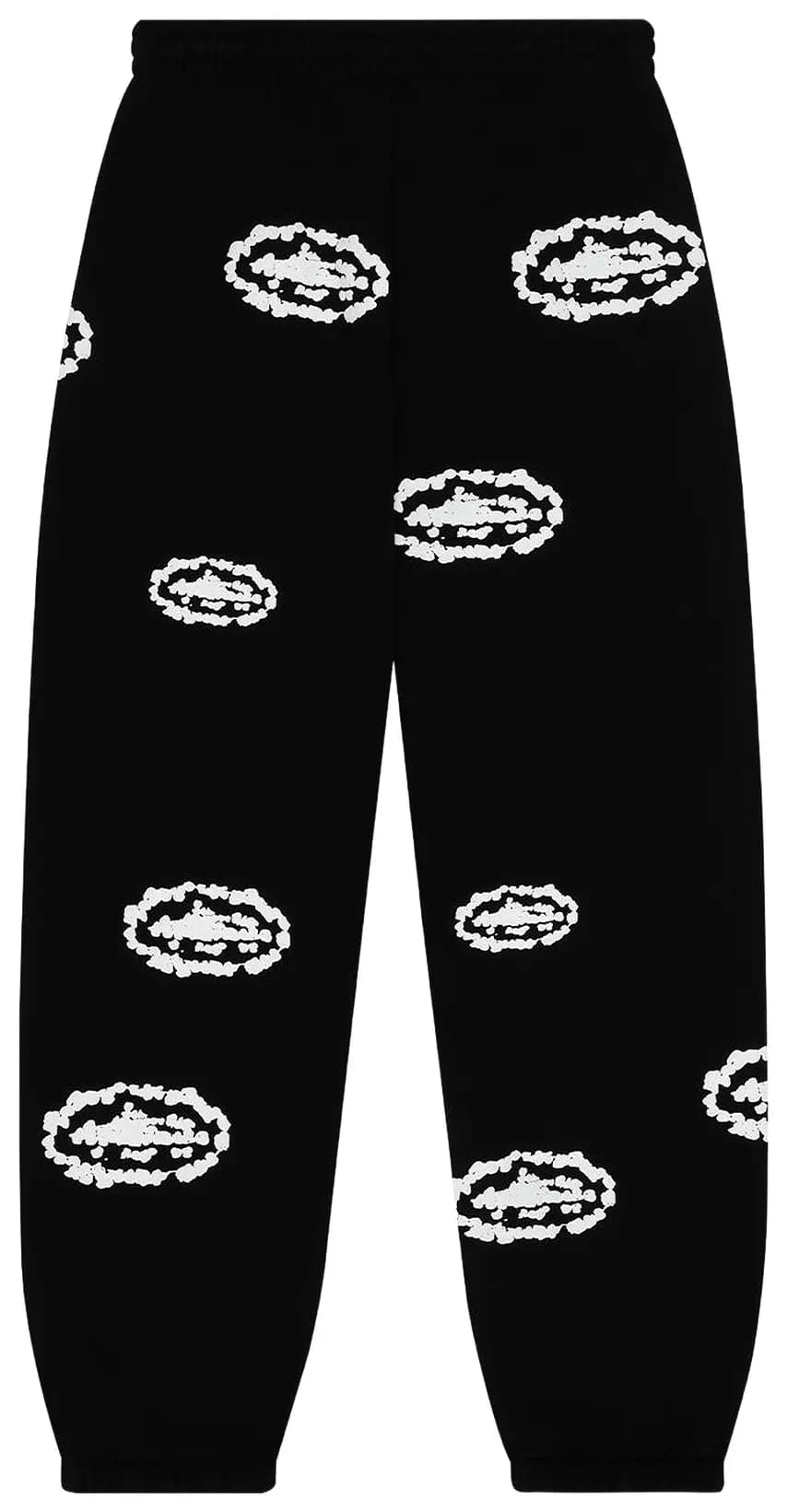 Denim Tears x Cortiez Island Wreath Sweatpants 'Black' 2