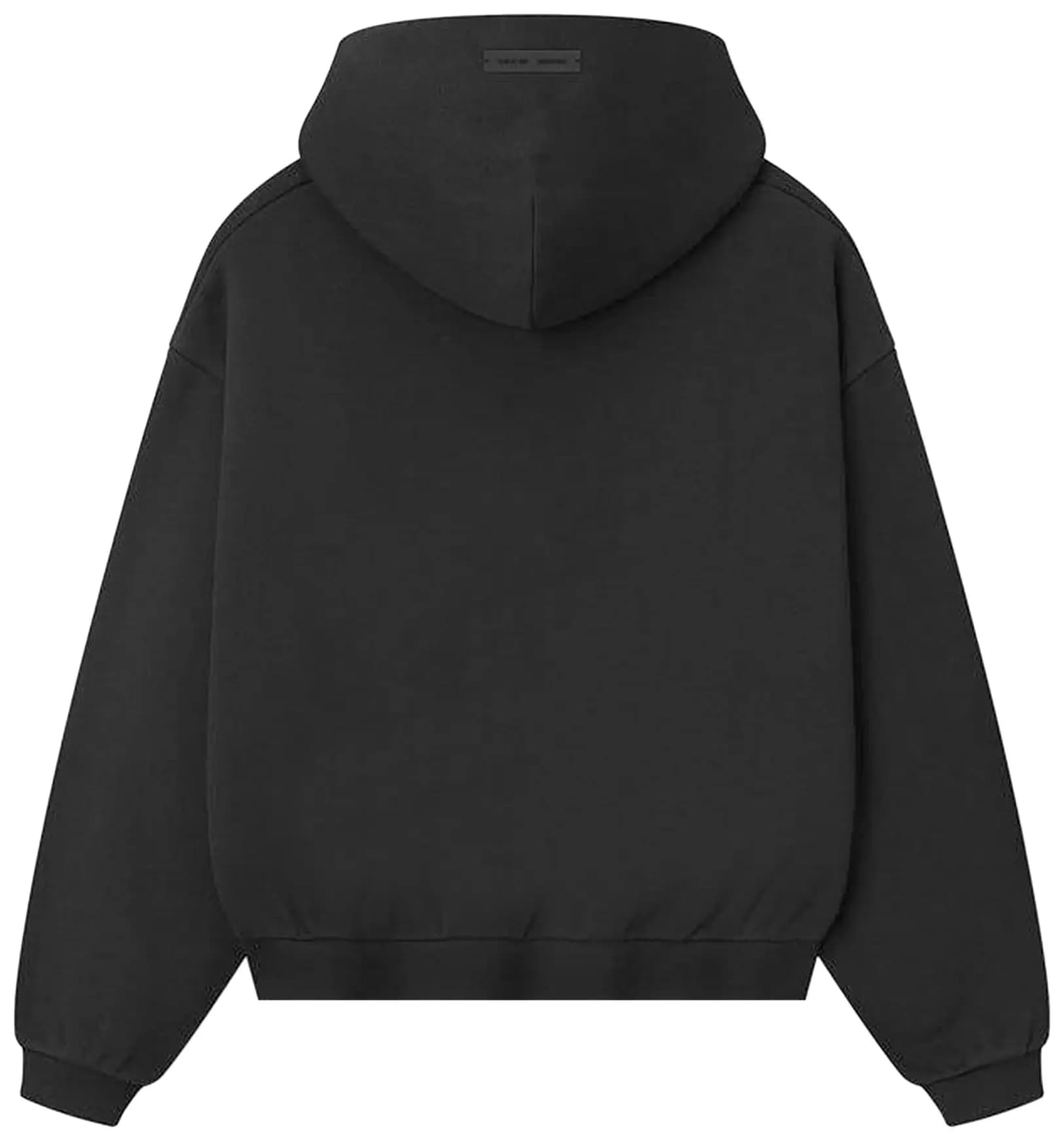 Fear of God Essentials Kids Fleece Hoodie 'Jet Black' 2