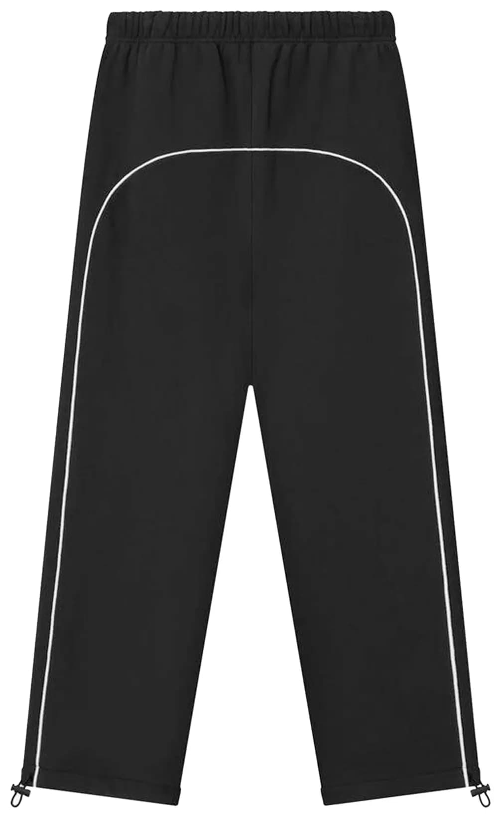 Fear of God Essentials Relaxed Sweatpants With Piping 'Jet Black/Cloud White' 2