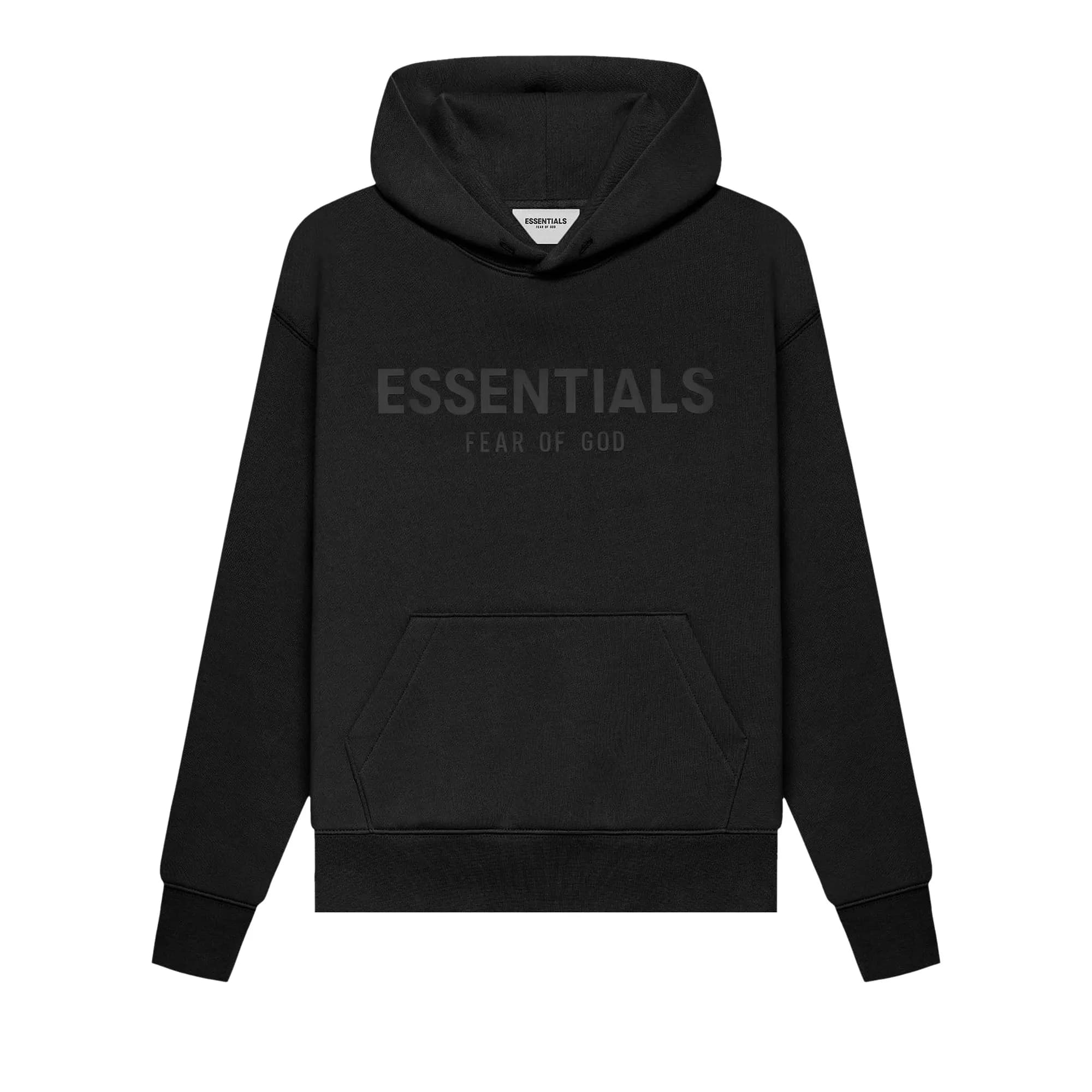 Fear of God Essentials Kids Pull-Over Hoodie 'Black' by Fear Of God Essentials