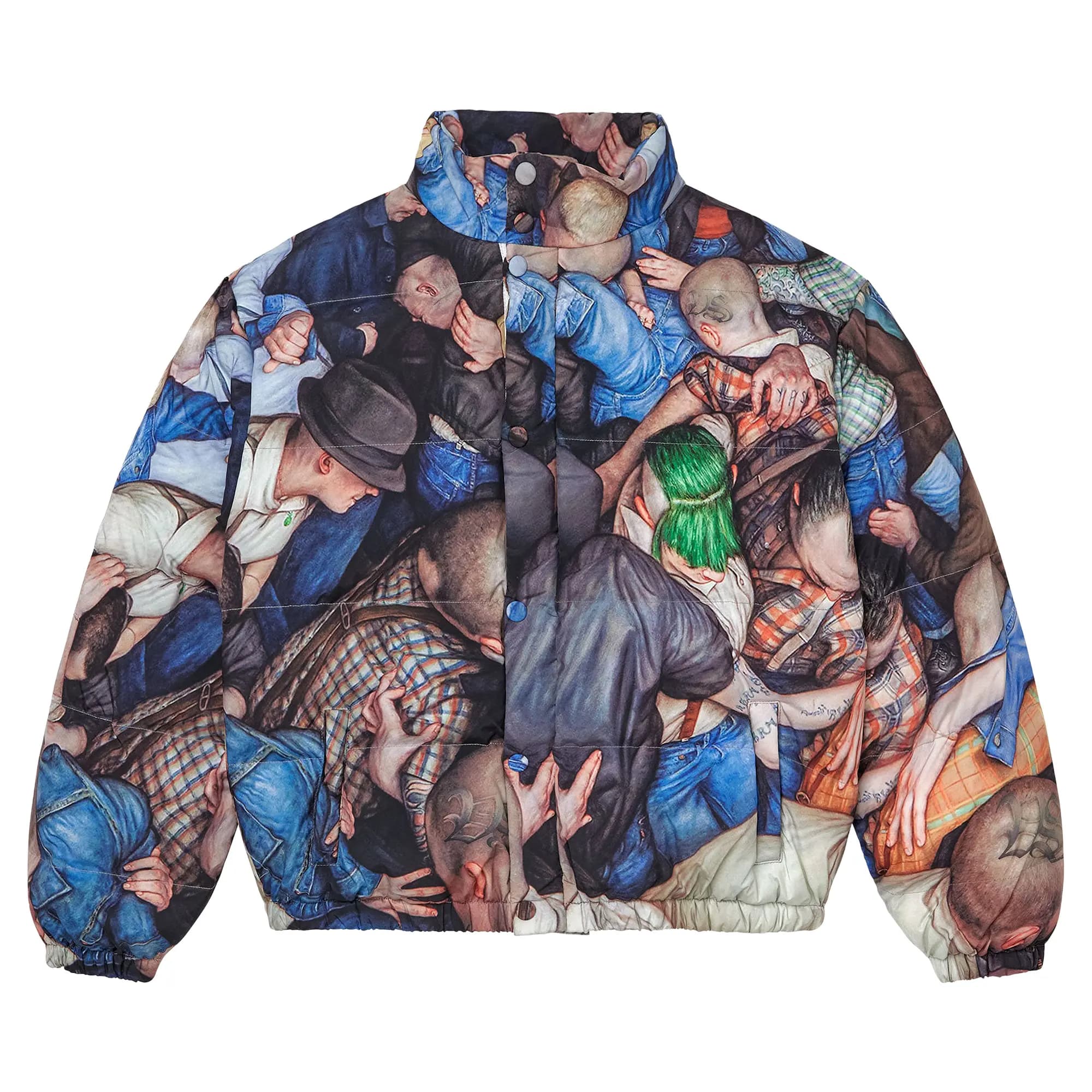 Vale Forever x Dan Witz Moshpit Puffer 'Multicolor' by Vale Forever