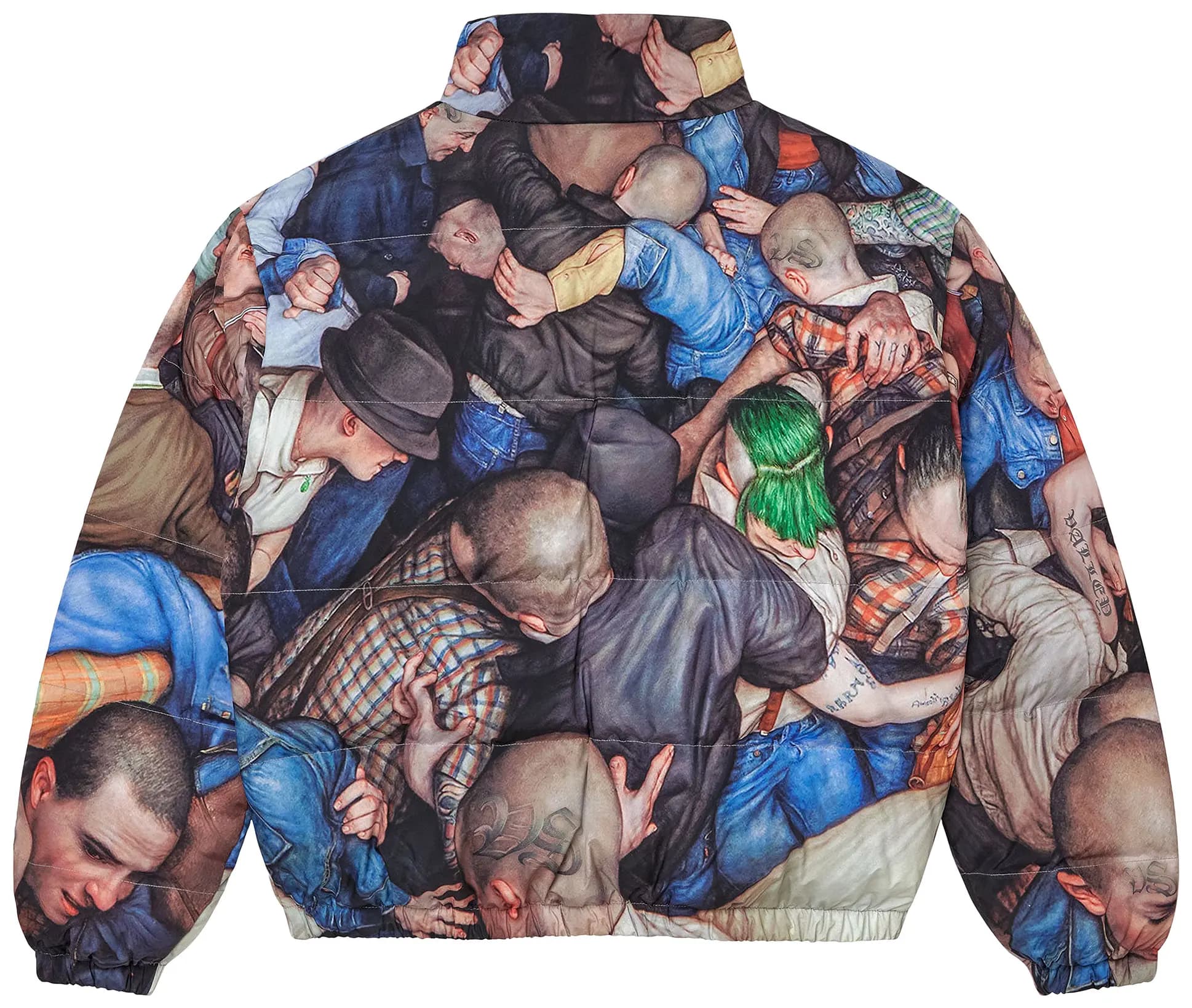 Vale Forever x Dan Witz Moshpit Puffer 'Multicolor' 2