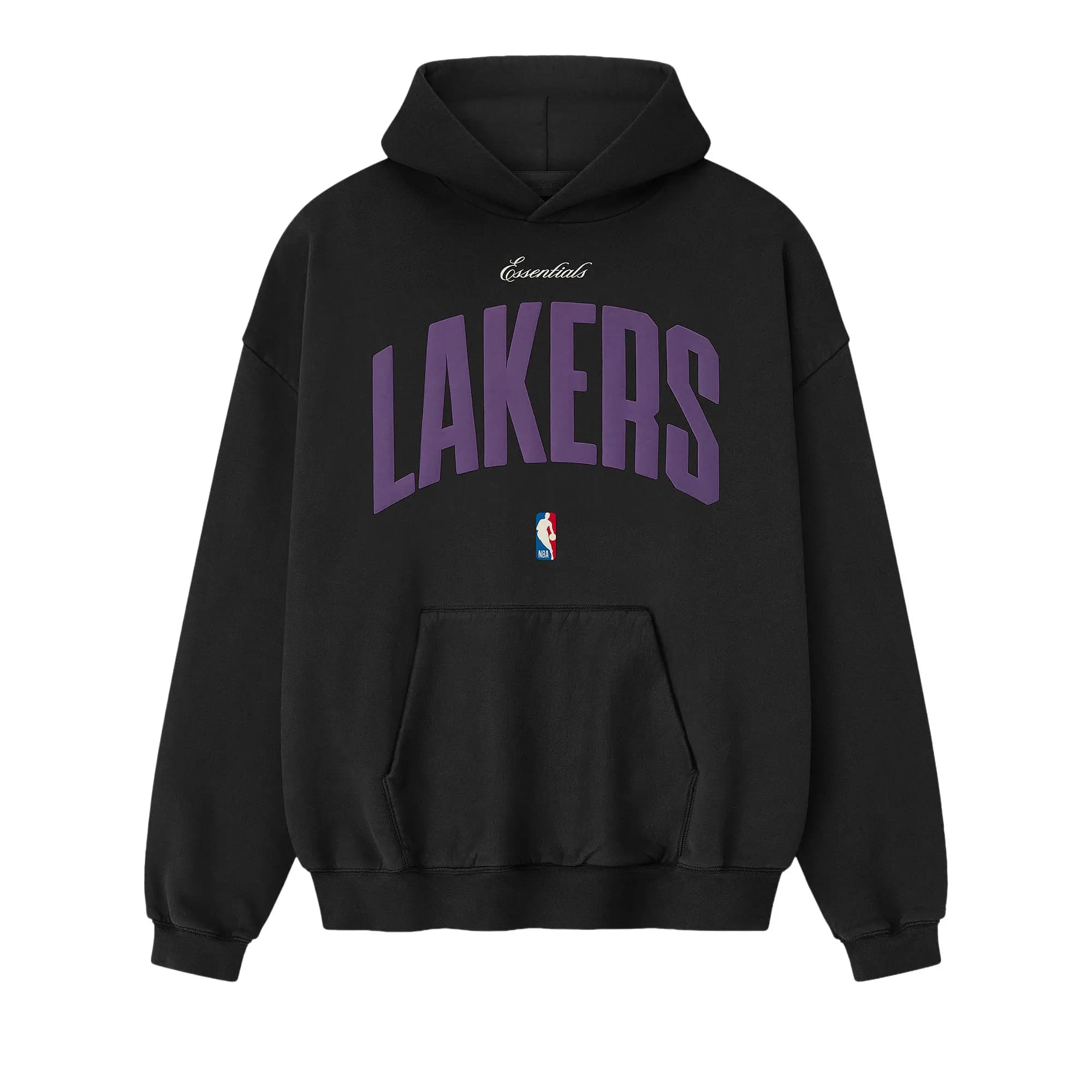 Fear of God Essentials Lakers 90s Hoodie 'Black' by Fear Of God Essentials