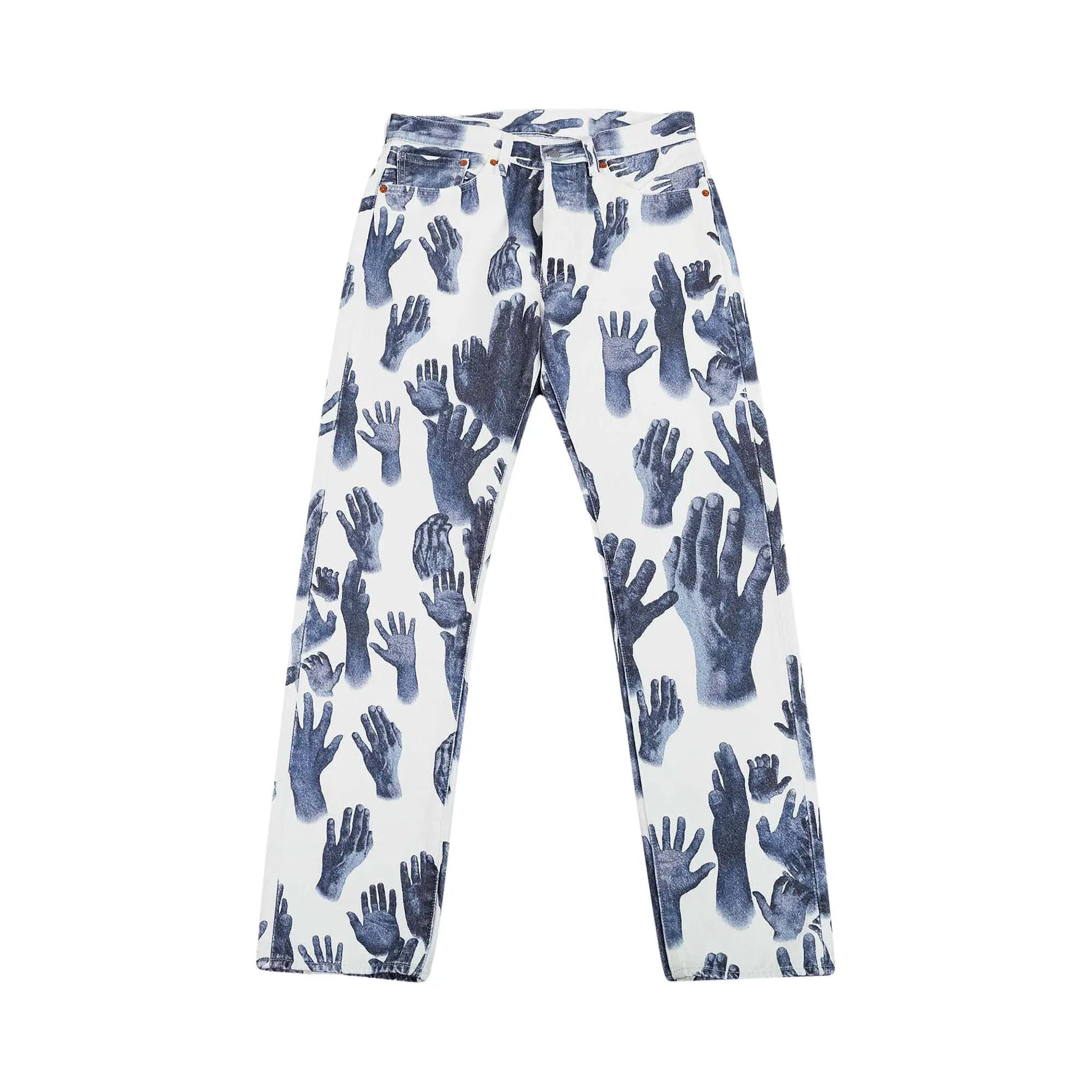 Levi's x Denim Tears 501 Original Fit Jeans 'White' by Levi's