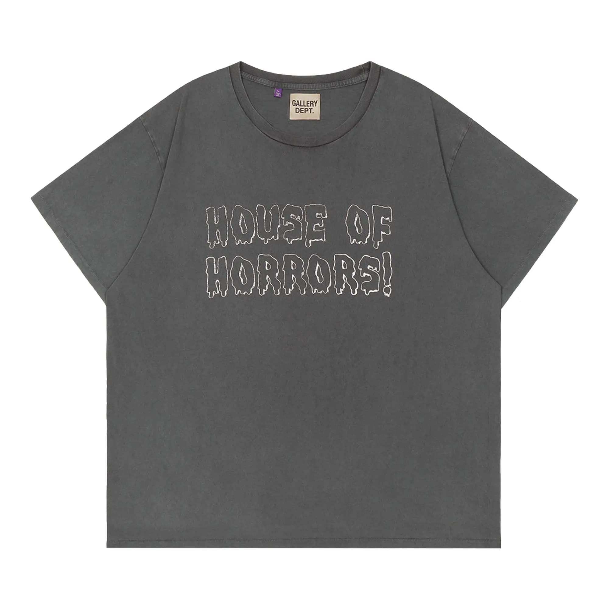Gallery Dept. Horrors Tee 'Vintage Black' by Gallery Dept.